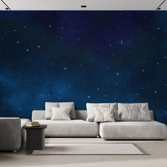 wall26 Large Wall Mural Beautiful Scenery of The Starry Night Self-Adhesive Vinyl Wallpaper Removable Wall Sticker - 120x168 inches