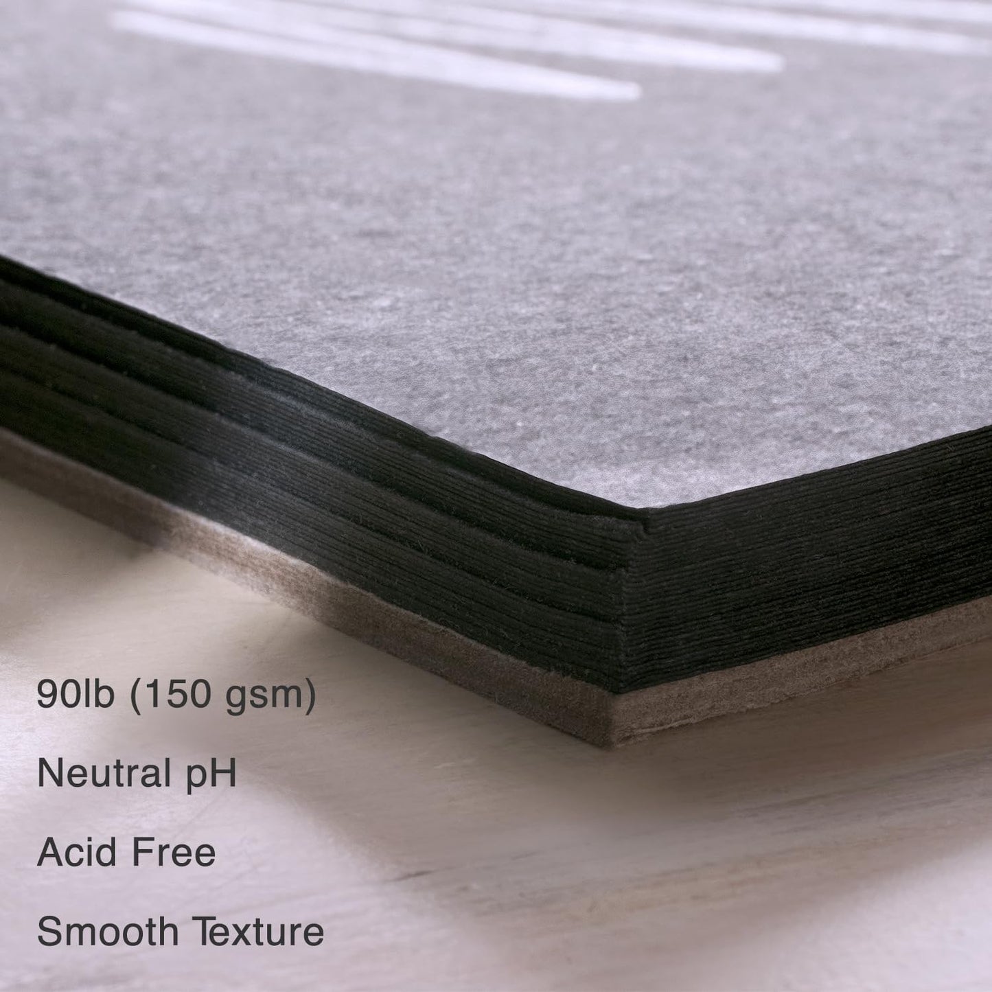 ARTISTIC EYE 9x12 Premium Black Paper Pads, Spiral Bound Sketchbook, Pack of 2, 70 Sheets (150g/m2), Acid-Free Drawing Paper, Ideal for Kids, Teens & Adults