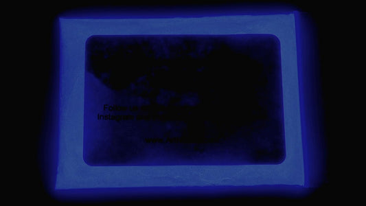 Glow in The Dark Pigment Powder - Neutral and Fluorescent Color for Art Painting, Fine Art, Nail Art Paint, and DIY Crafts - Long Lasting 10+ Color Options - Neutral Dark Blue (1 Kilogram)