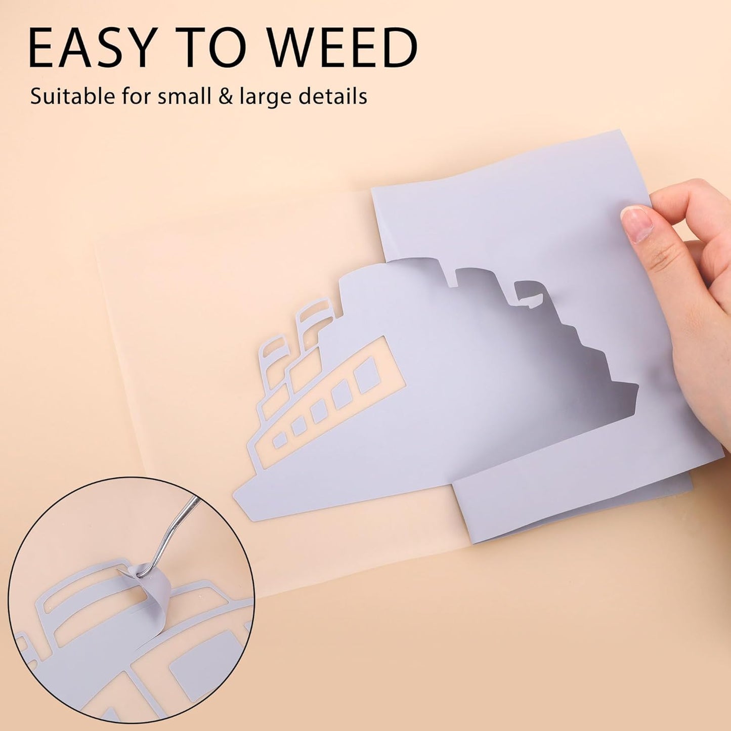 RENLITONG Grey Iron on Vinyl 12Inch by 20ft Roll HTV Heat Transfer Vinyl for T-Shirt HTV Rolls for All Cutter Machine - Easy to Cut & Weed for Heat Transfer Design