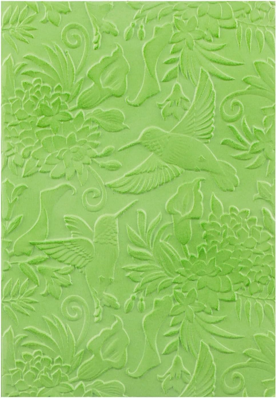 BAOFALI 3D Hummingbird and Flowers Embossing Folders for Card Making,Plastic Texture Fades Embossing Template Paper Card Embossing Stencil for DIY Scrapbooking Photo Album Card Paper Craft Decoration