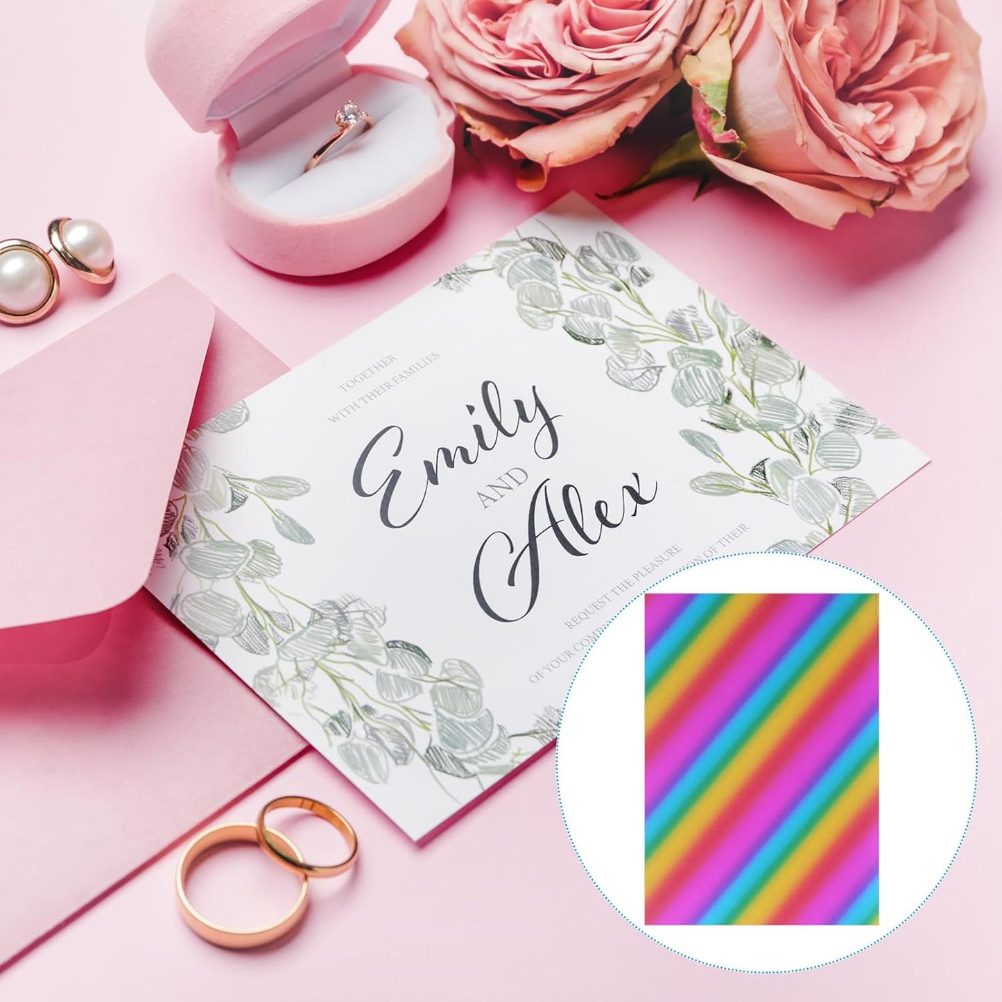 PATIKIL 11.7x8.3" Hot Stamping Foil Paper Sheet, 20 Sheets A4 Heat Transfer Hot Stamping Paper Foil for Leather DIY Logo Decor Craft Gift Package Scrapbook Card, Tilt Colorful