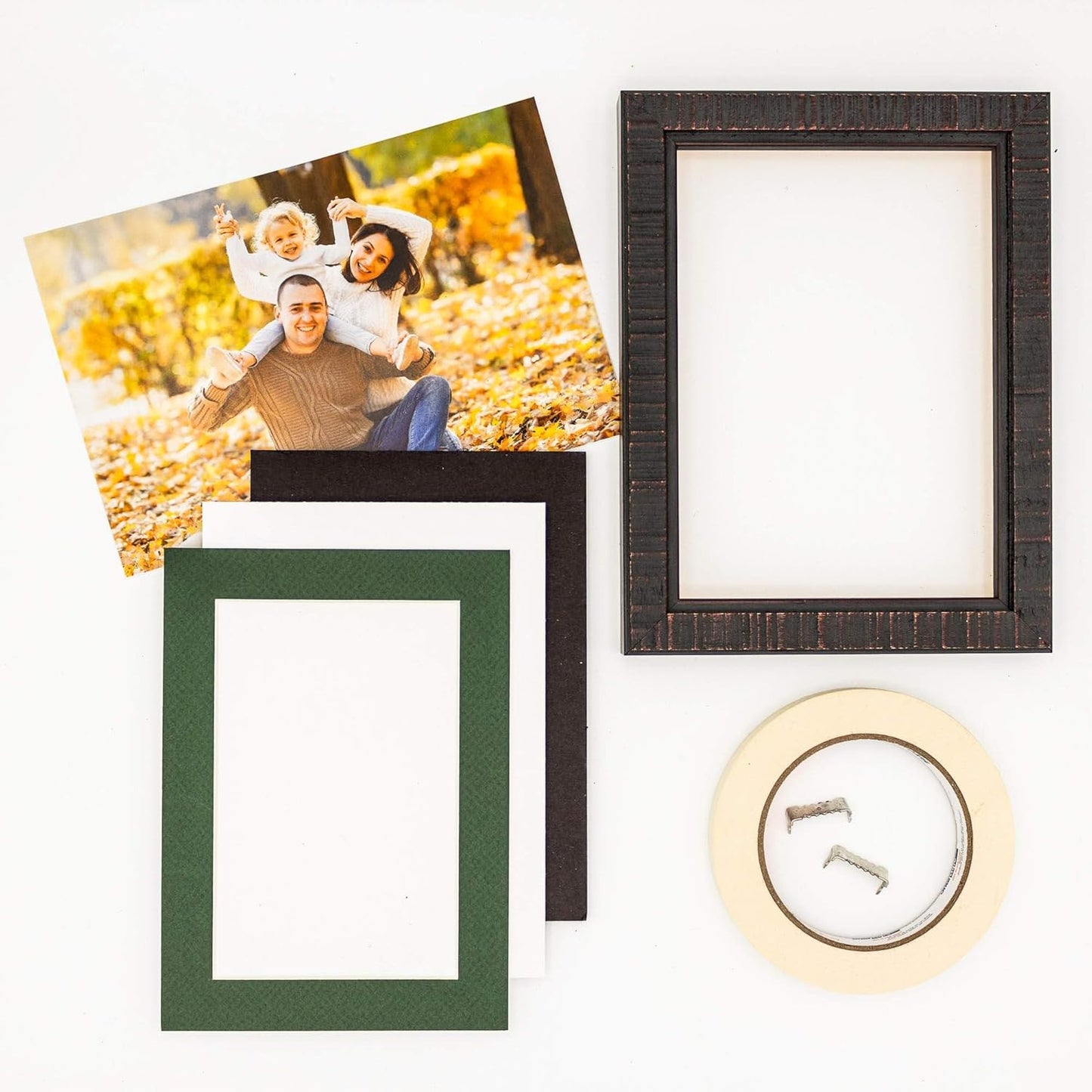 5x7 Mat for 8.5x11 Frame - Precut Mat Board Acid-Free Show Kit with Backing Board, and Clear Bags Hunter Green 5x7 Photo Matte Made to Fit a 8.5x11 Picture Frame Matboard for Framing, Pack of 10 Mats