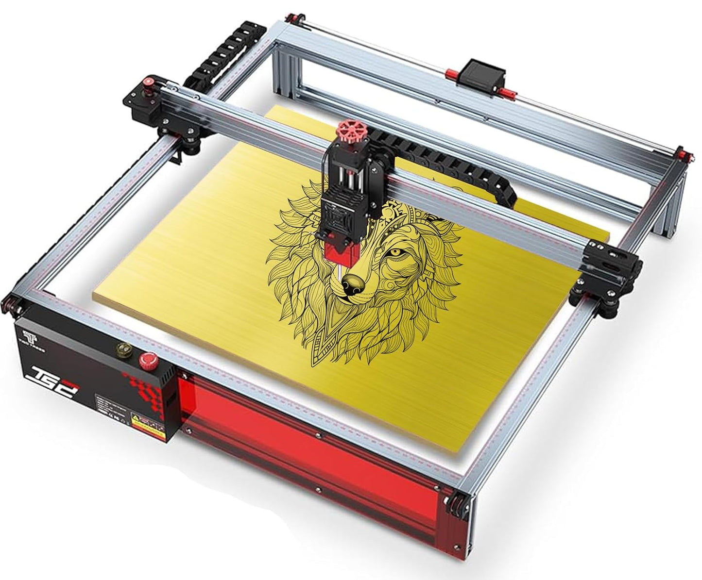 5PCS Laser Engraving Double Color ABS Plastic Sheet,Two-Tone Laserable Engraving Plastic Sheets for Name Badge,Office Label,Laser Artistic Product,Size 11.73" x 11.73",Brushed Golden/Black