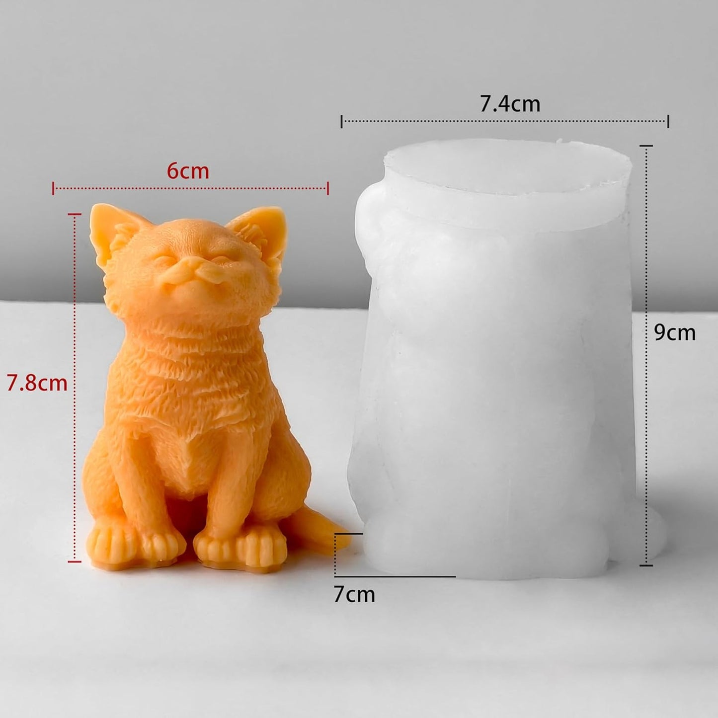 Candle Making Molds Resin Mold - Resin Casting Silicone Molds for Home Decor & Candle Making Wave Spiral Mold