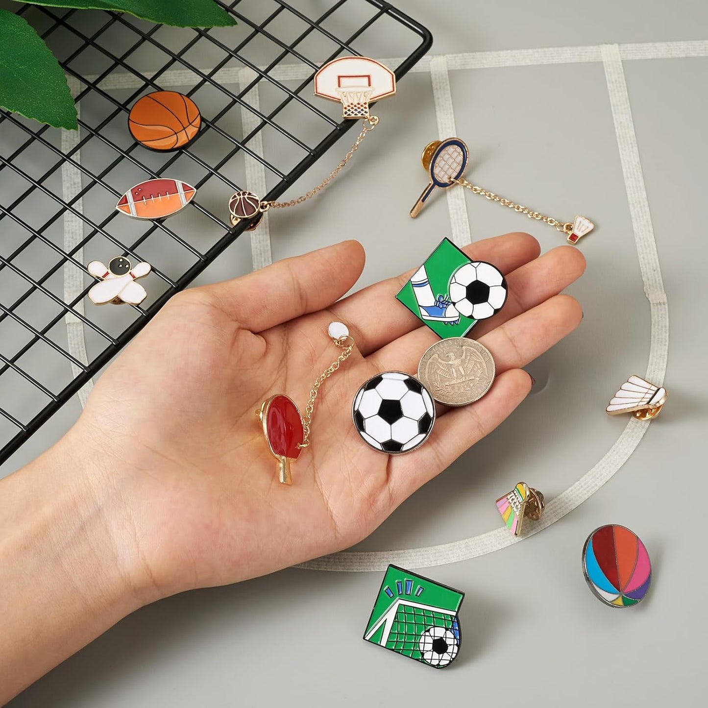 Mixed Enamel Pins for Backpacks, Beadthoven Cute Enamel Brooch Pins Set, Funny Backpack Pins, Aesthetic Lapel Badge Pins Bulk for DIY Clothes Accessories Holiday Gifts