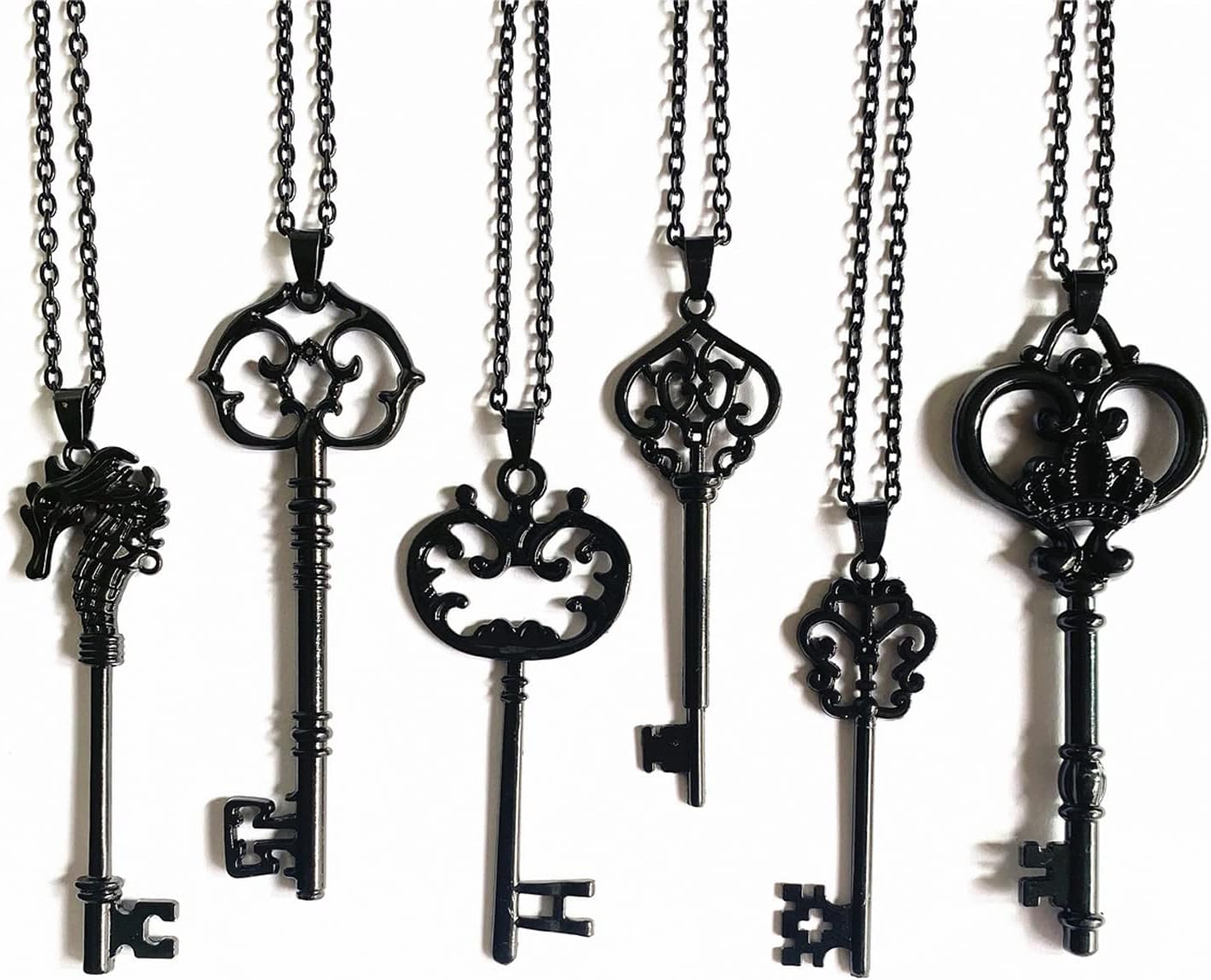 Jishi 33ft Link Cable Chain Roll 2mm, Black Chain for Jewelry Making Necklace Earring Bracelet DIY Craft Jewelry Making Findings Supplies, Black Plated Iron Metal Rolo Necklace Chain Spool Set