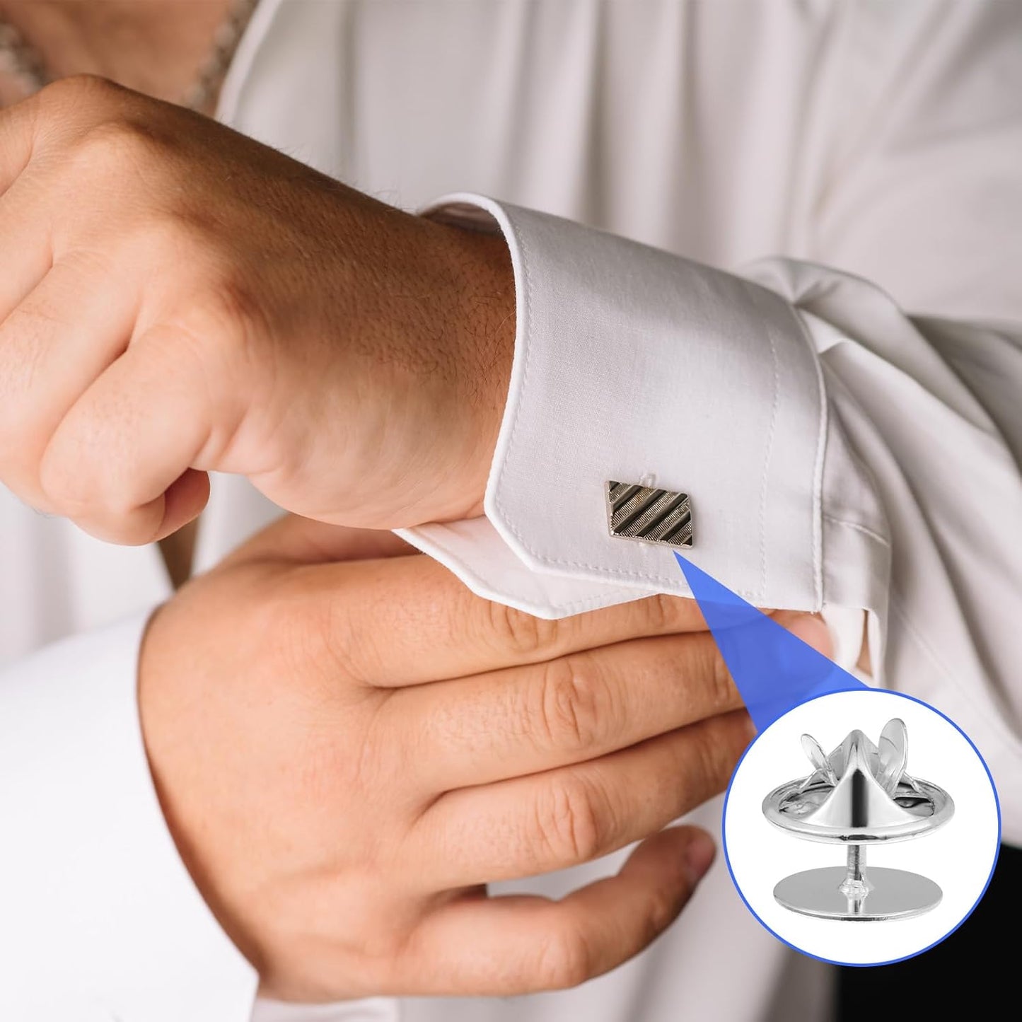 50 Pairs Silver Metal Pin Backs, Butterfly Tie Tacks Blank Pin Keepers Enamel Pin Locking Backs for Clothes Brooch Uniform Badges Lapel Hat Tie Tack Craft Making Jewelry Making