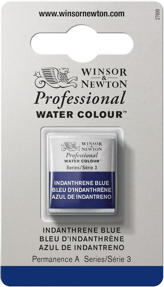 Winsor & Newton Professional Watercolor, Half Pan, Indanthrene Blue