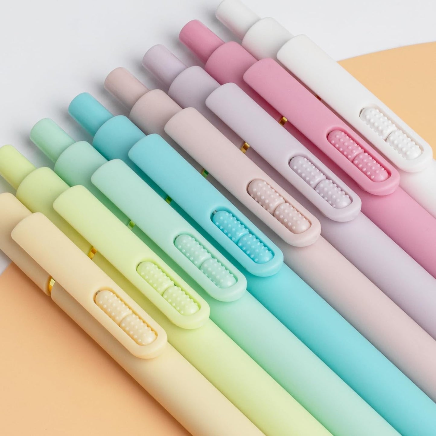 inkipen- 8 Pack Pens, Gel pens Black Ink, Fine Point(0.5mm),Quick-Drying Smooth Writing,School and Office Supplies