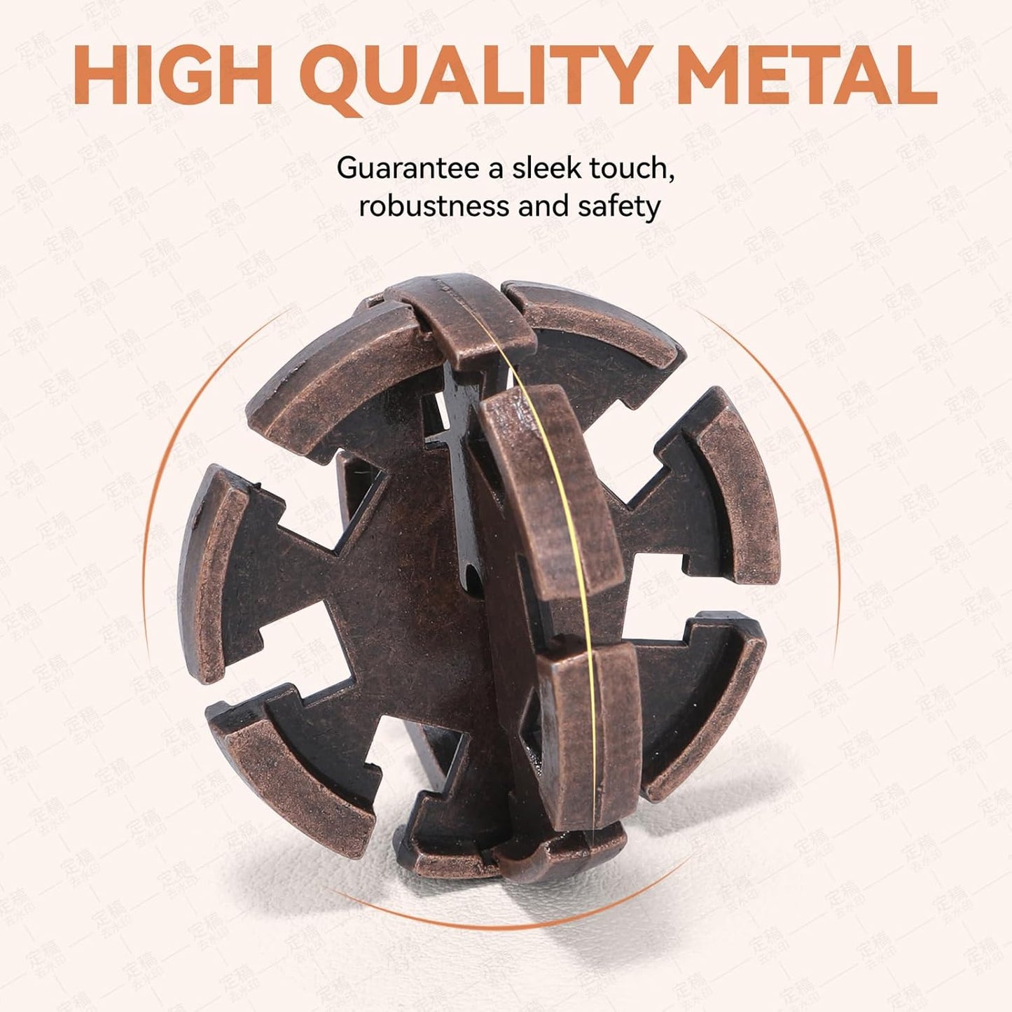 8 Pcs Brain Teaser Puzzles for Adults Teens - Wooden Puzzles 3D Puzzle Game Toys for Adults Teens - Metal Unlock Interlocking Puzzle Adult IQ Education Smart Toys