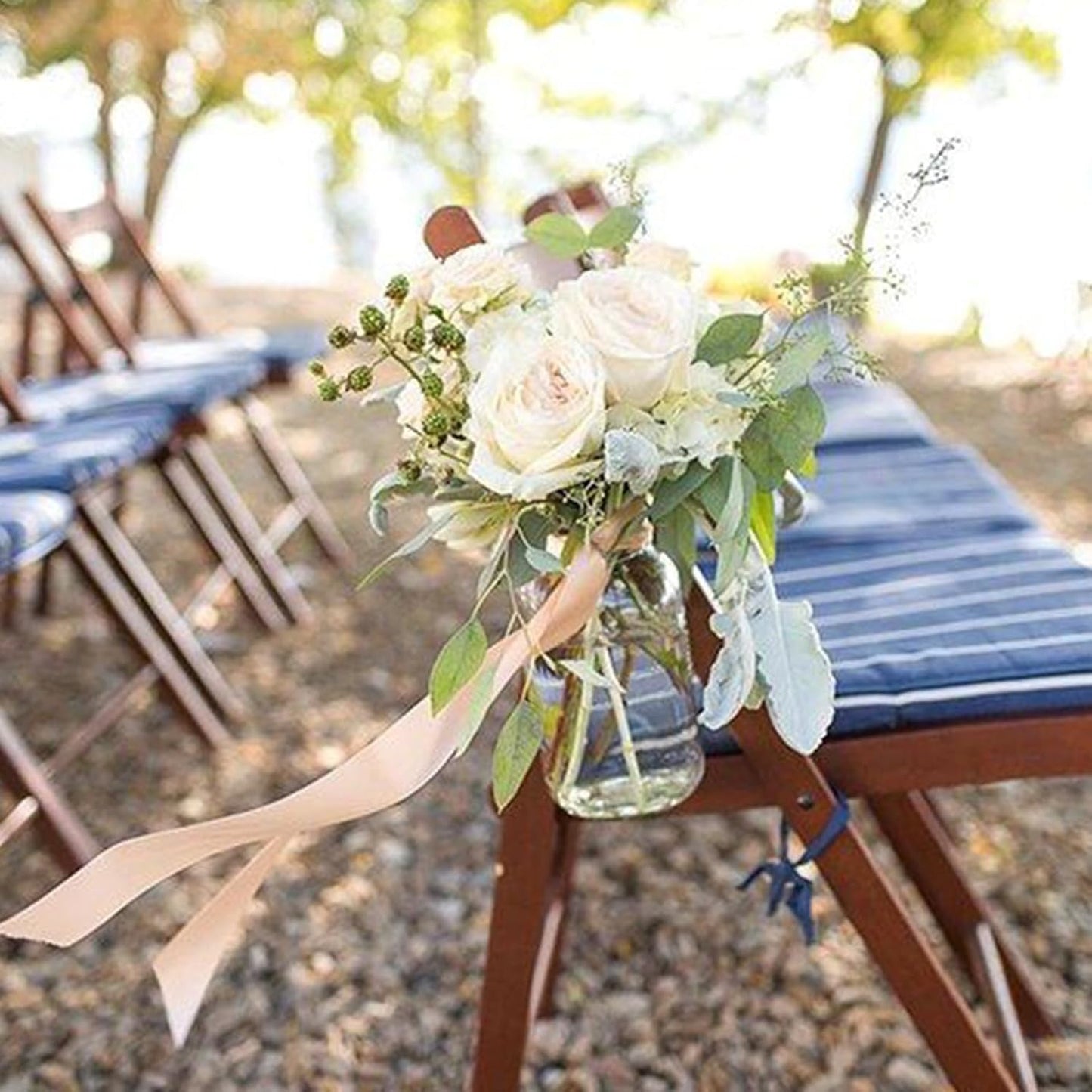 3/8" X 100 Yards Tan Satin Thin Ribbon Solid Color Double Faced Ribbons Perfect for Crafts Wedding Decor Bow Making Arts Sewing and More