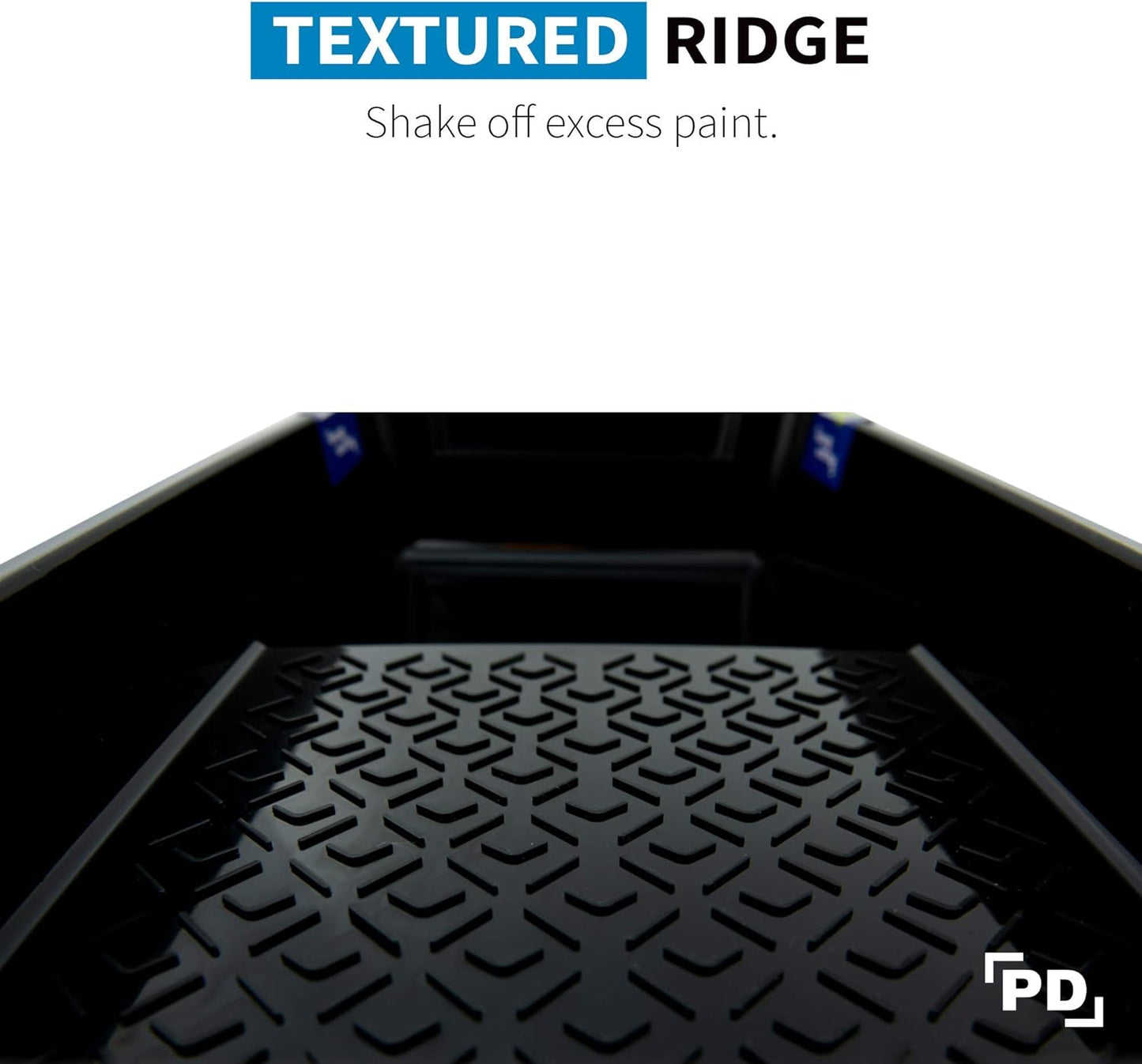 Precision Defined Paint Trays, Paint Roller Trays Liner, Plastic Paint Pan for Roller Brushes, Painting Tray for Painting with Deep Paint Pocket (Paint Roller Tray (2-Pack), 4-inch)