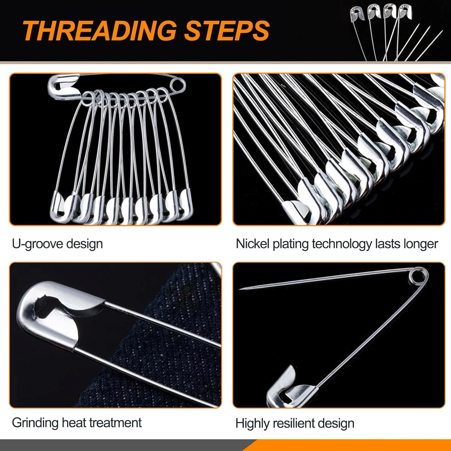 Rustark 134Pcs Sewing Kit with Portable Bag, Premium Sewing Supplies Kit Includes 40 Colors Sewing Threads and Accessories Kit for Home Traveler Emergency Sewing Repair