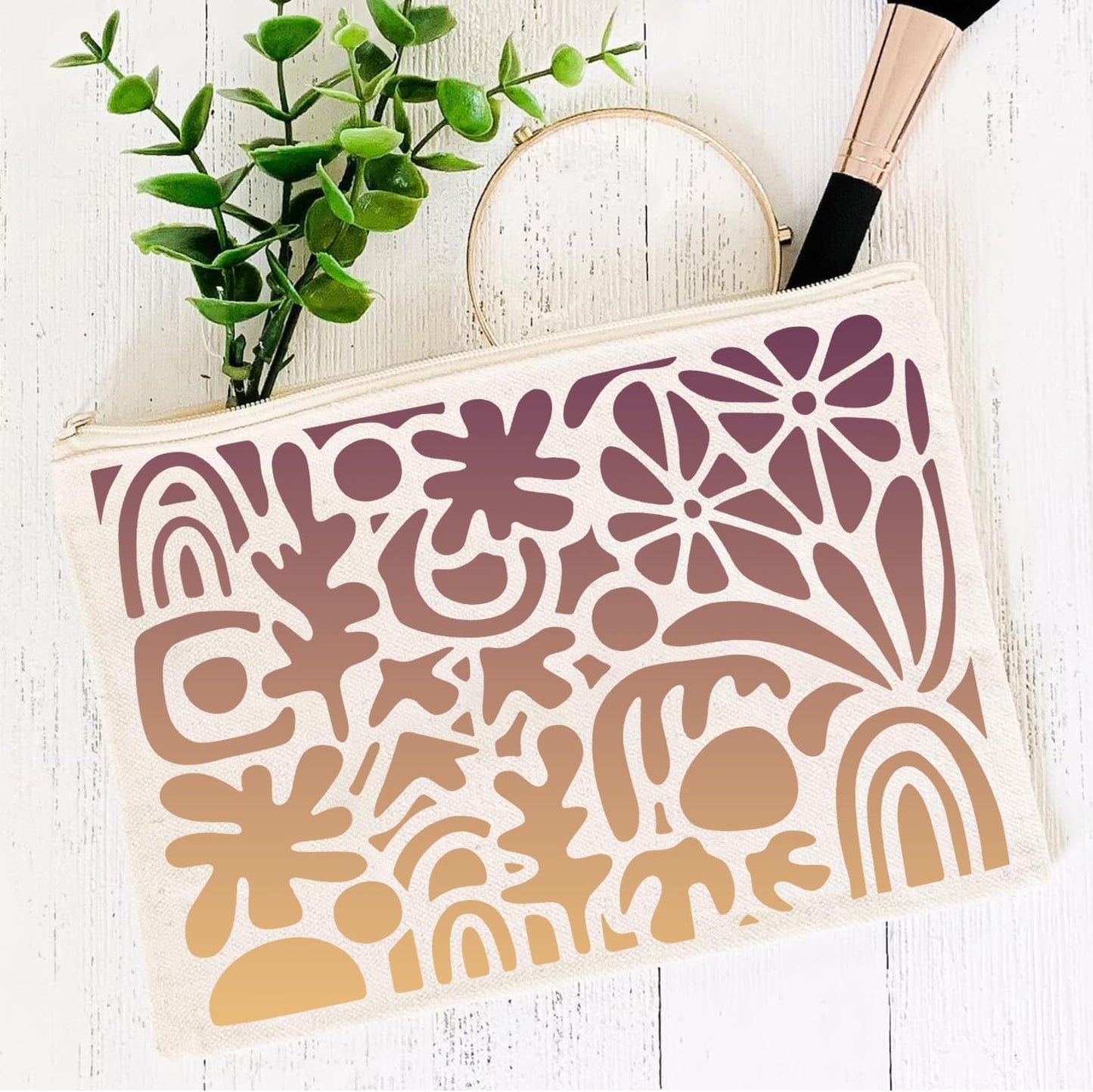 Stencils for Crafts Reusable Texture Stencils Geometric Stencil for Painting on Wood Furniture Card Canvas Paper Scrapbook