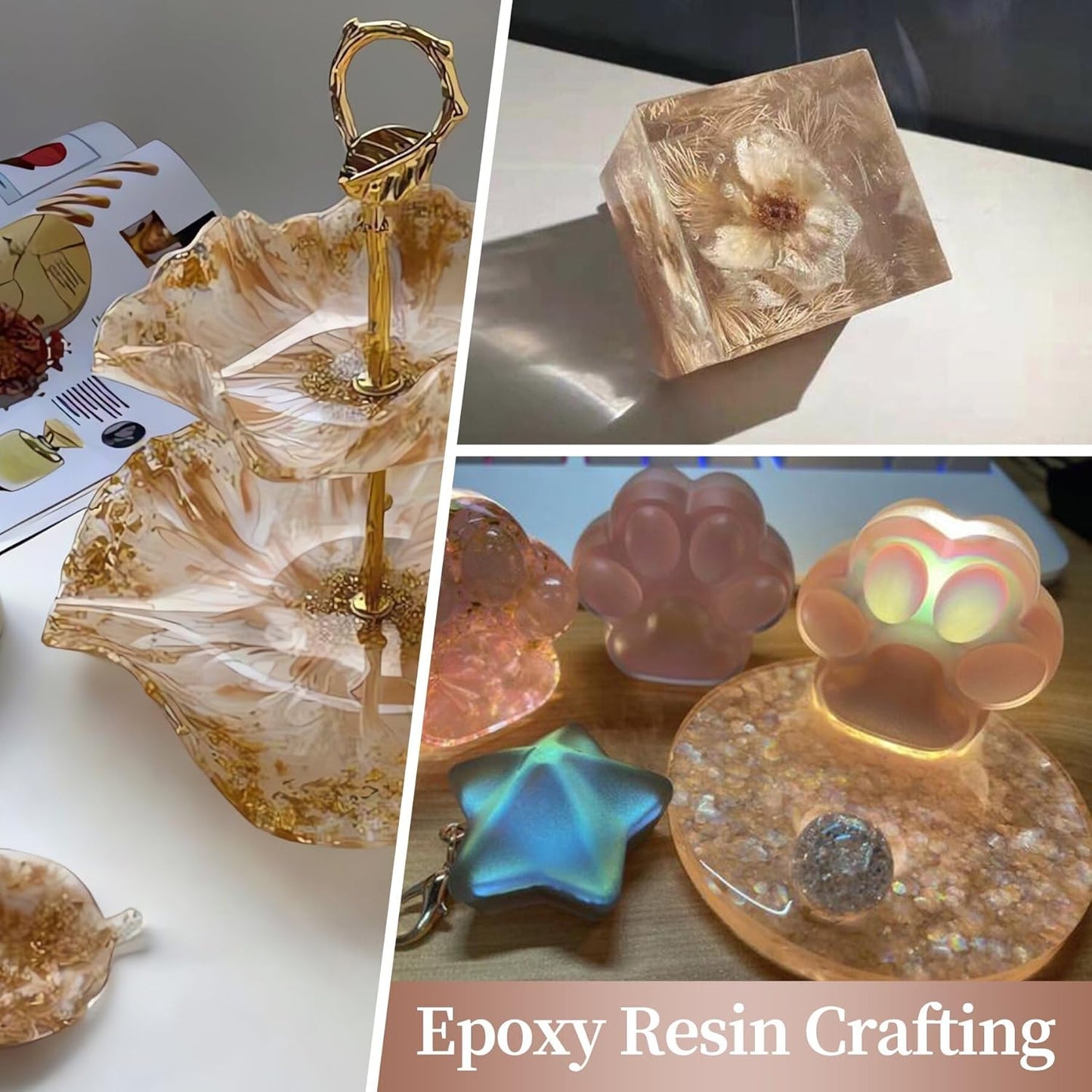 Flesh Colored Mica Powder for Epoxy Resin，Natural Shimmer Mica Powder Used for Coloring car Spray Paint, Candles, soap, Eye Shadow, Lip Gloss, Nail Polish(50g/1.7oz)