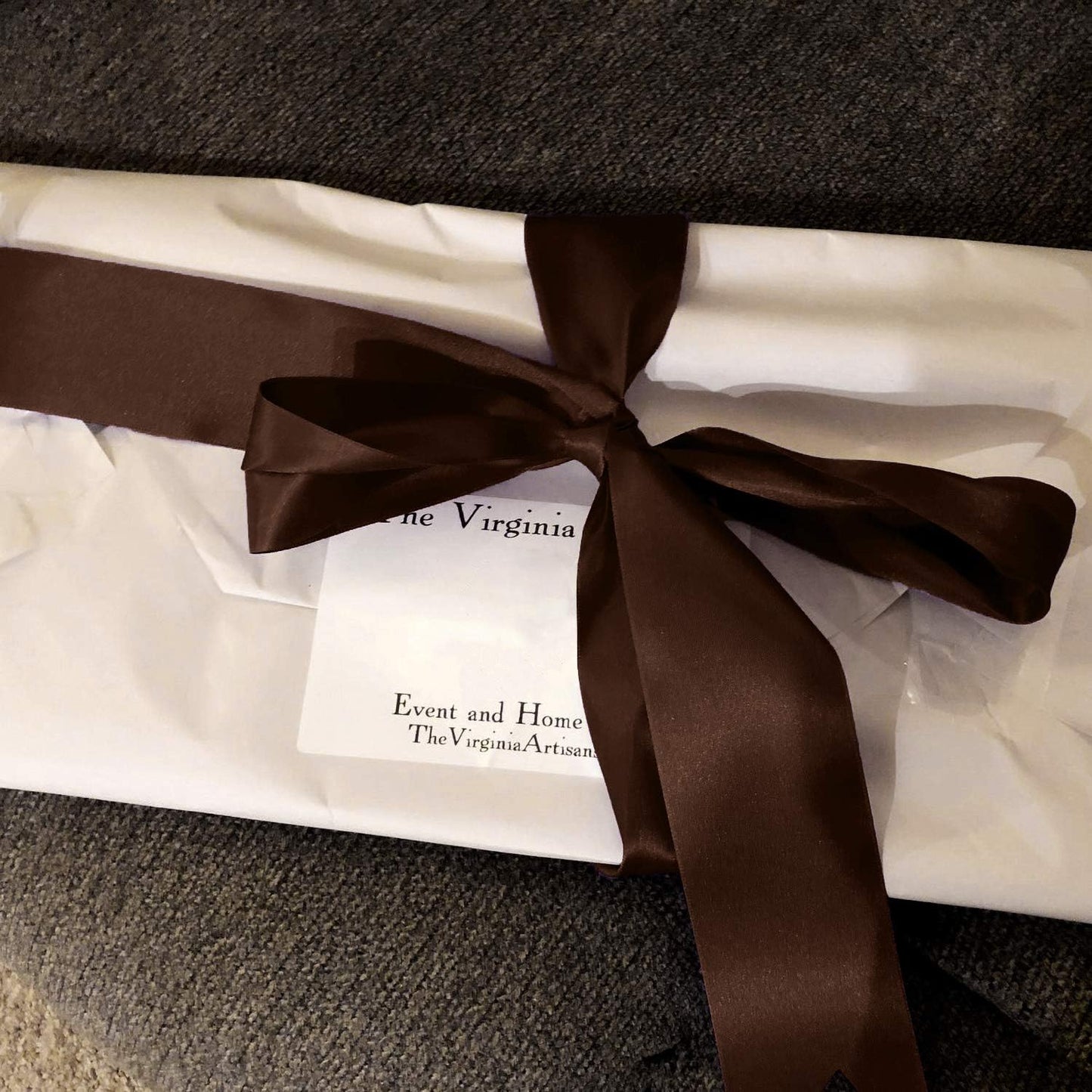 Humphrey's Craft 1-1/2 Inch Brown Double Faced Satin Ribbon - 25 Yards Variety of Color for Crafts Gift Wrapping DIY Bows Bouquet Decoration Sewing Christmas Tree Wedding and Invitation Card.