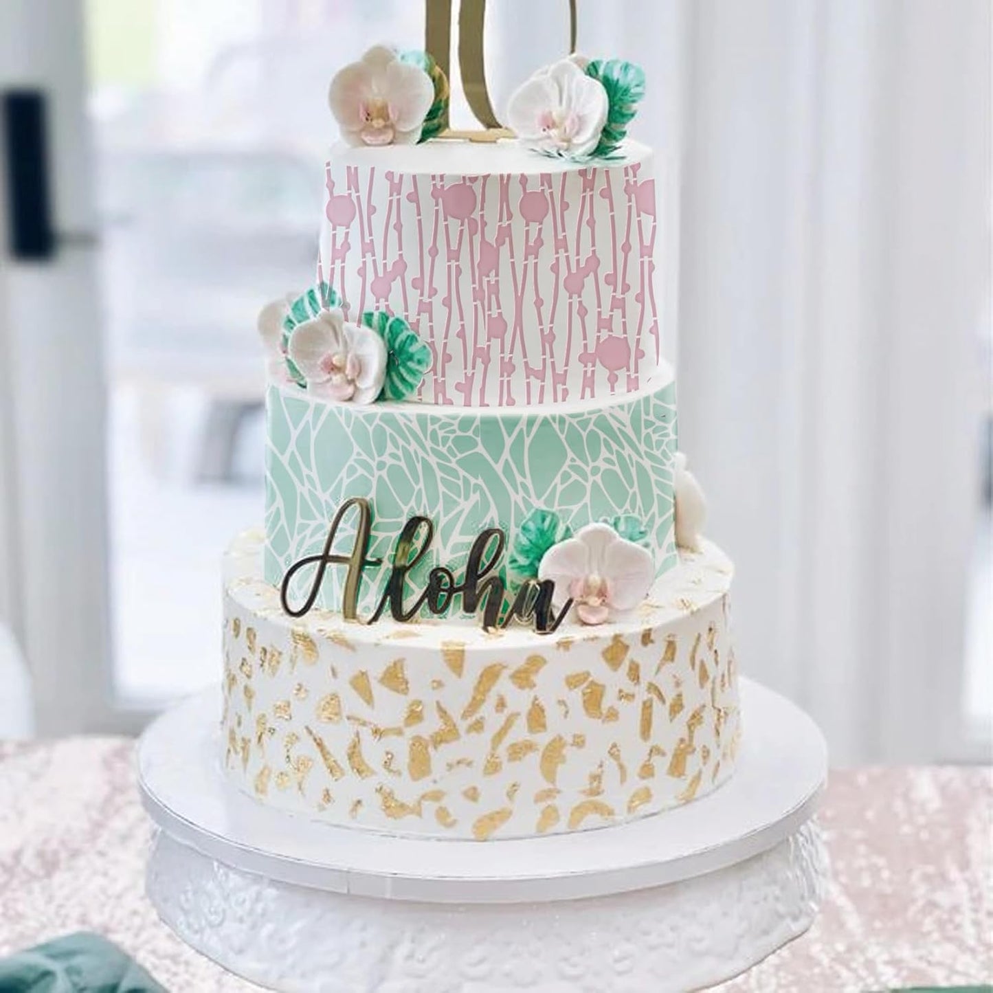 16 Pieces Stencils for Painting, Abstract Texture Mixed Media Art Supplies Crafts Reusable Layering Stencil Brick Pattern Templates for Drawing Card Making Canvas Furniture Paper (Mixed16)