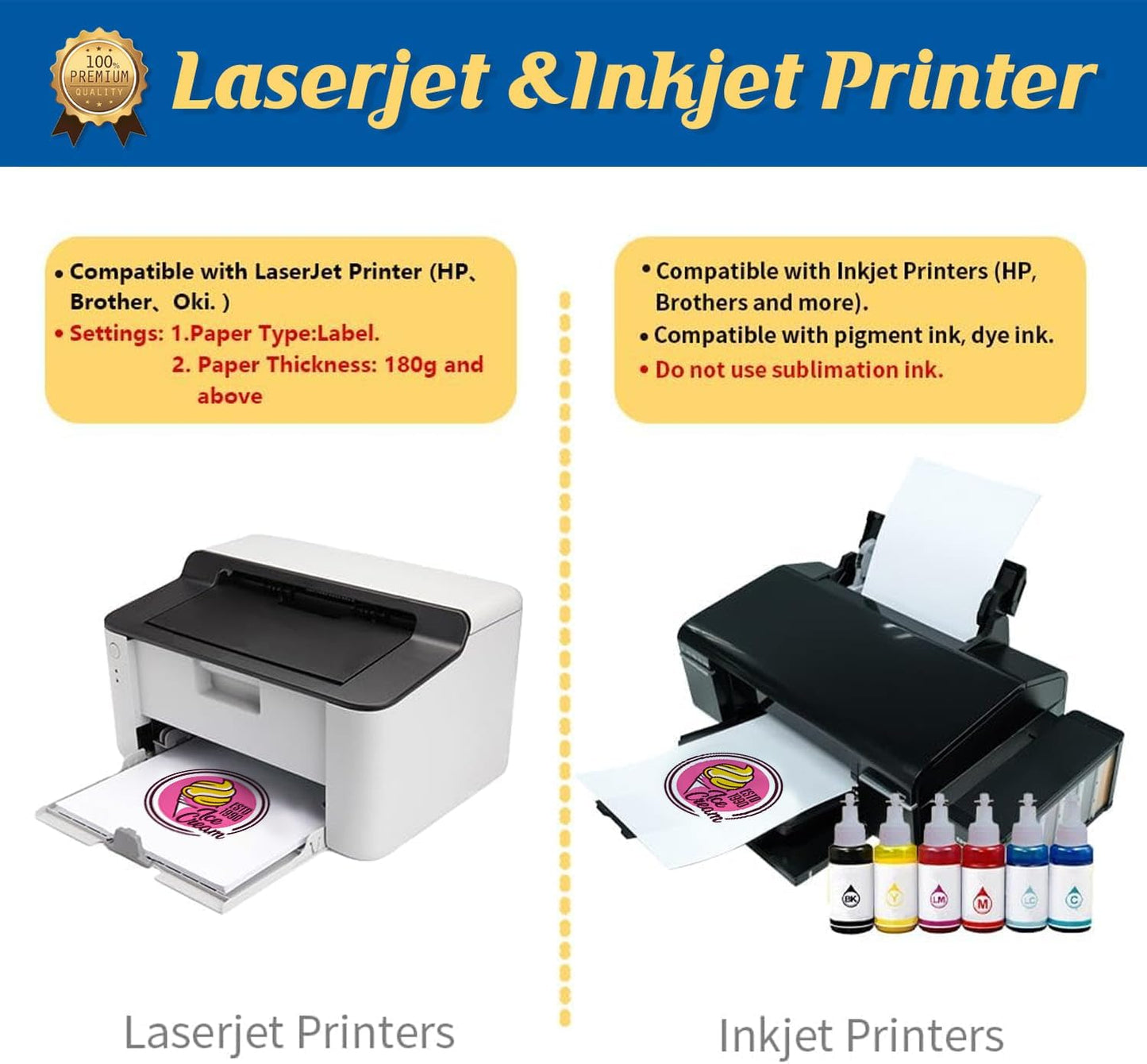 TransOurDream Tru-Heat Transfer Paper for Light T Shirts (200 Sheets 8.5x11, 3.0) Printable HTV Heat Transfer Vinyl for Inkjet & Laserjet Printer Iron on Transfers for Light Fabrics