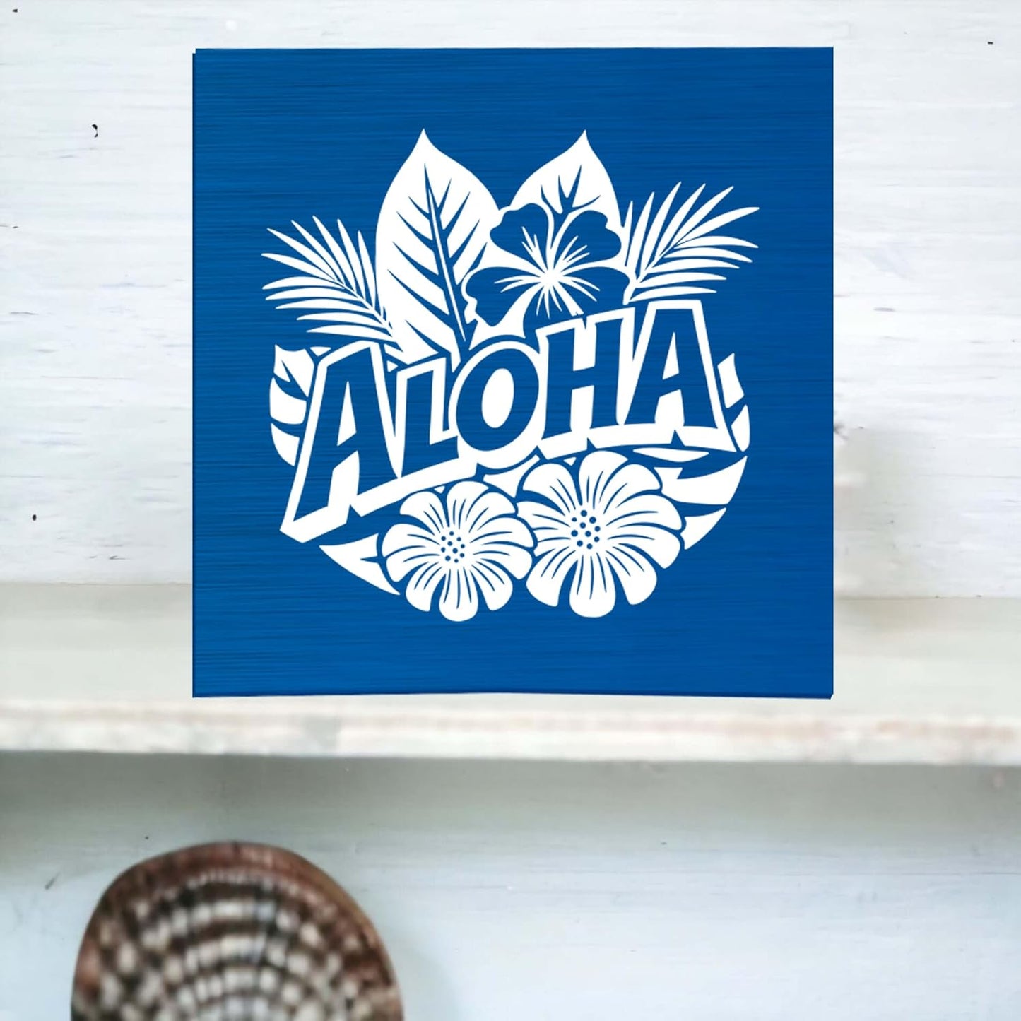 5PCS Laser Engraving Double Color ABS Plastic Sheet,Two-Tone Laserable Engraving Plastic Sheets for Name Badge,Office Label,Laser Artistic Product,Size 11.73" x 11.73",Brushed Blue/White