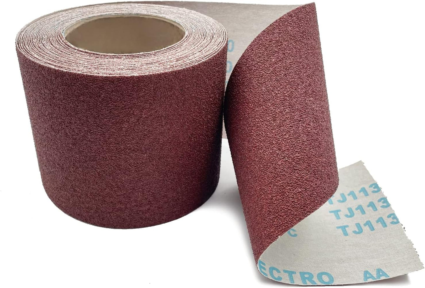 60 Grit Emery Cloth Roll, 4.5 Inch Wide 32.8 Ft Long (Equals 1/4 Sheet Sandpaper 71 Pcs) Abrasive Sandpaper Rolls for Metal Automotive Wood Furniture Sanding Paper Drum Palm Sander (60 Grit)