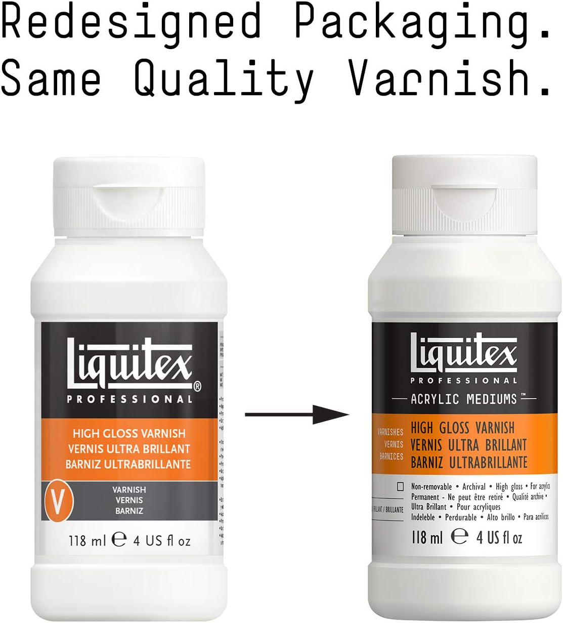 Liquitex Professional High Gloss Varnish, 118ml (4-oz)