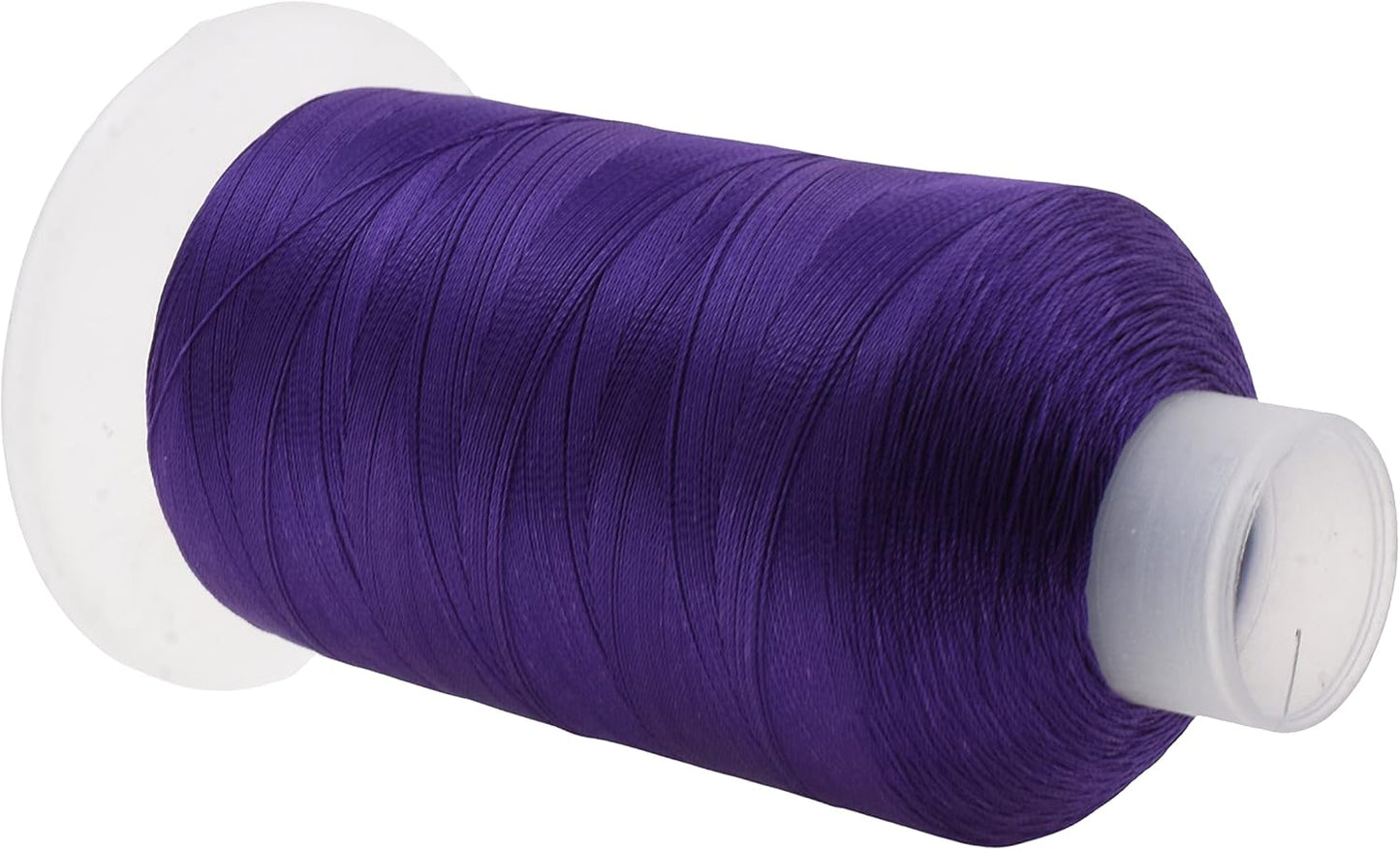 Mandala Crafts Purple Heavy Duty Polyester Thread - 1500 Yds Tex 90 for Sewing, Drapery, Jeans, Leather, Hair, Outdoor, Marine, Upholstery