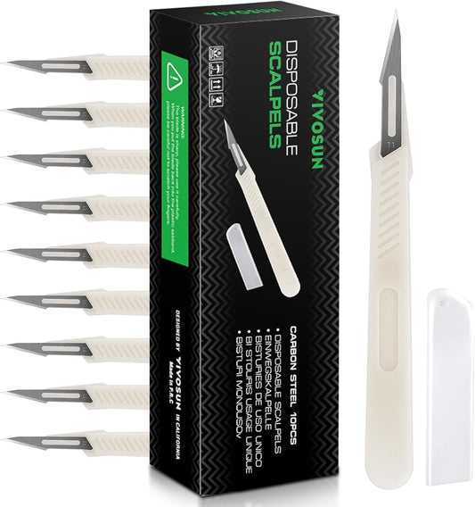 VIVOSUN #11 High-Carbon Steel Blades for Cutting Plants and Propagation