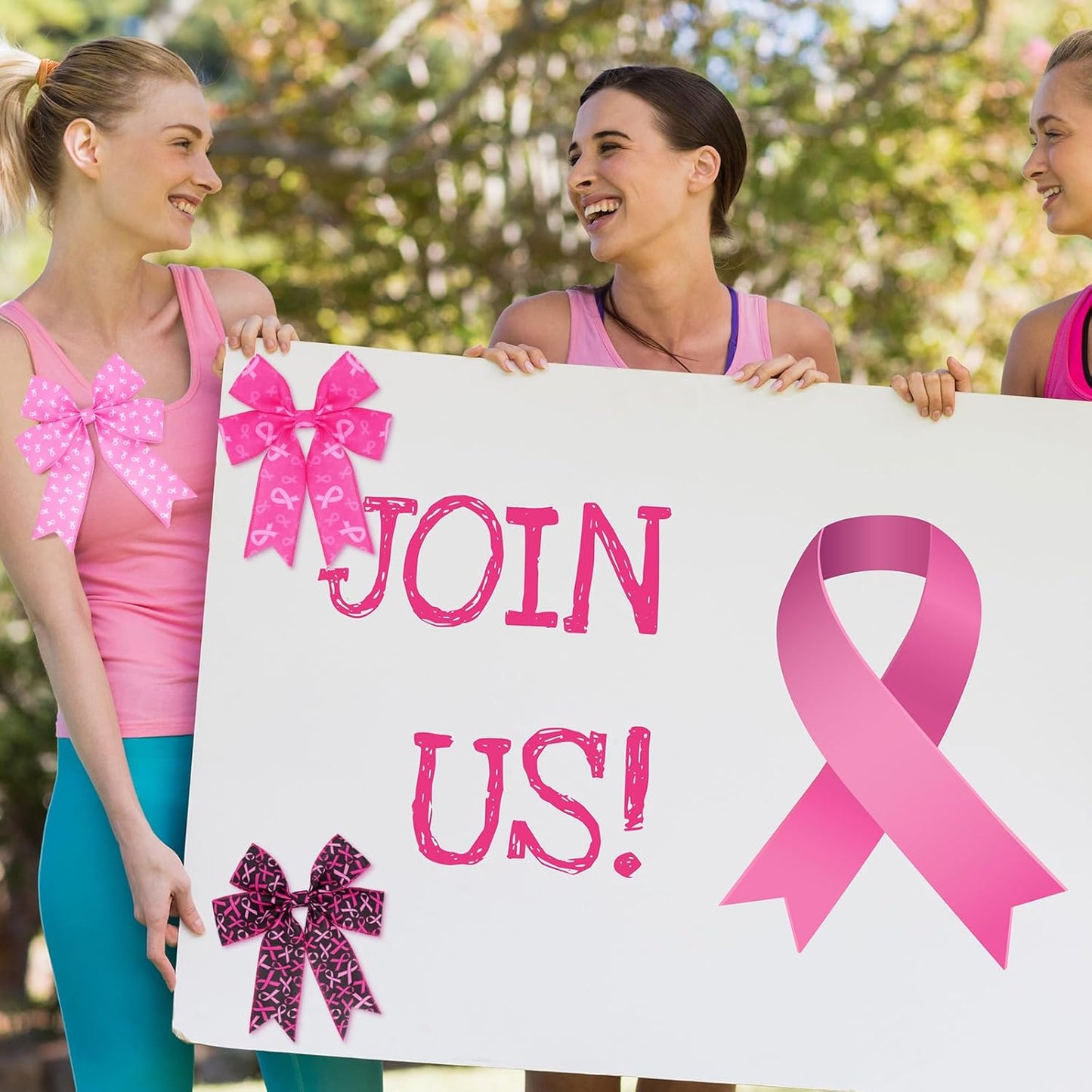 12 Rolls 60 Yards Breast Cancer Awareness Wired Edge Ribbon Pink Butterfly Patterned Ribbon Faith Hope Love Bow Making Craft Wrapping for Women Gift Wrapping Activities Home Accessories Decor