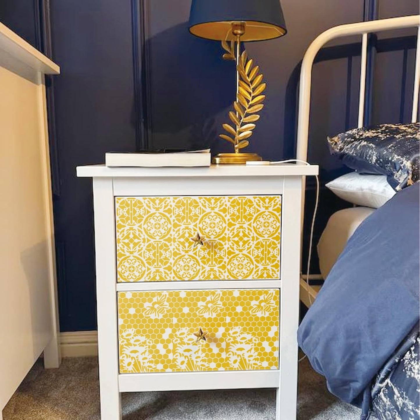 16 Pieces Stencils for Painting, Abstract Texture Mixed Media Art Supplies Crafts Reusable Layering Stencil Brick Pattern Templates for Drawing Card Making Canvas Furniture Paper (Mixed16)