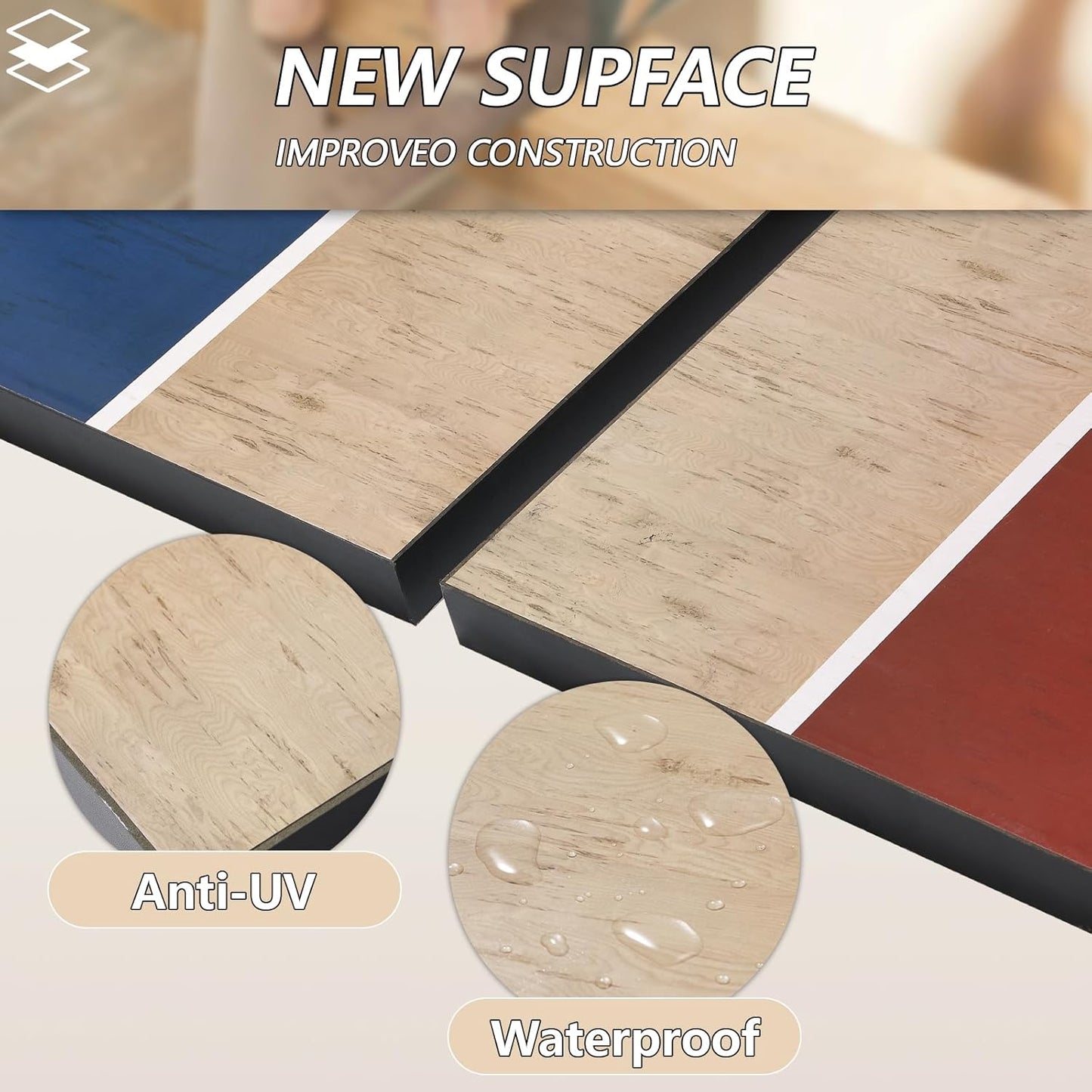 Cornhole Sets 4 x 2 ft / 3 x 2 ft with 8 Bean Bags Regulation Size, Corn Hole Games for Adults Outdoor Bean Bag Toss Game