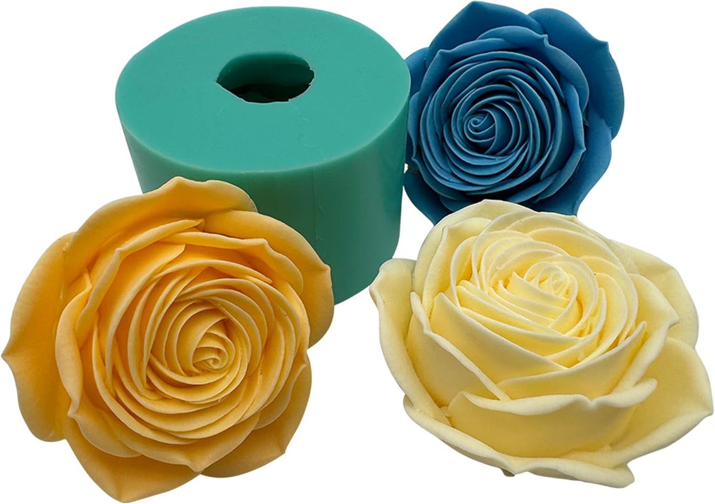 DIY Resin Flower Gift Craft Molds Decorated Crystal Epoxy Silicone Mold, Handcrafted Candle Wax Melt Mould, Polyer Clay Aroma Plaster Disffuer Stone Moulds, Chocolate Mousse Cake Candy Mold