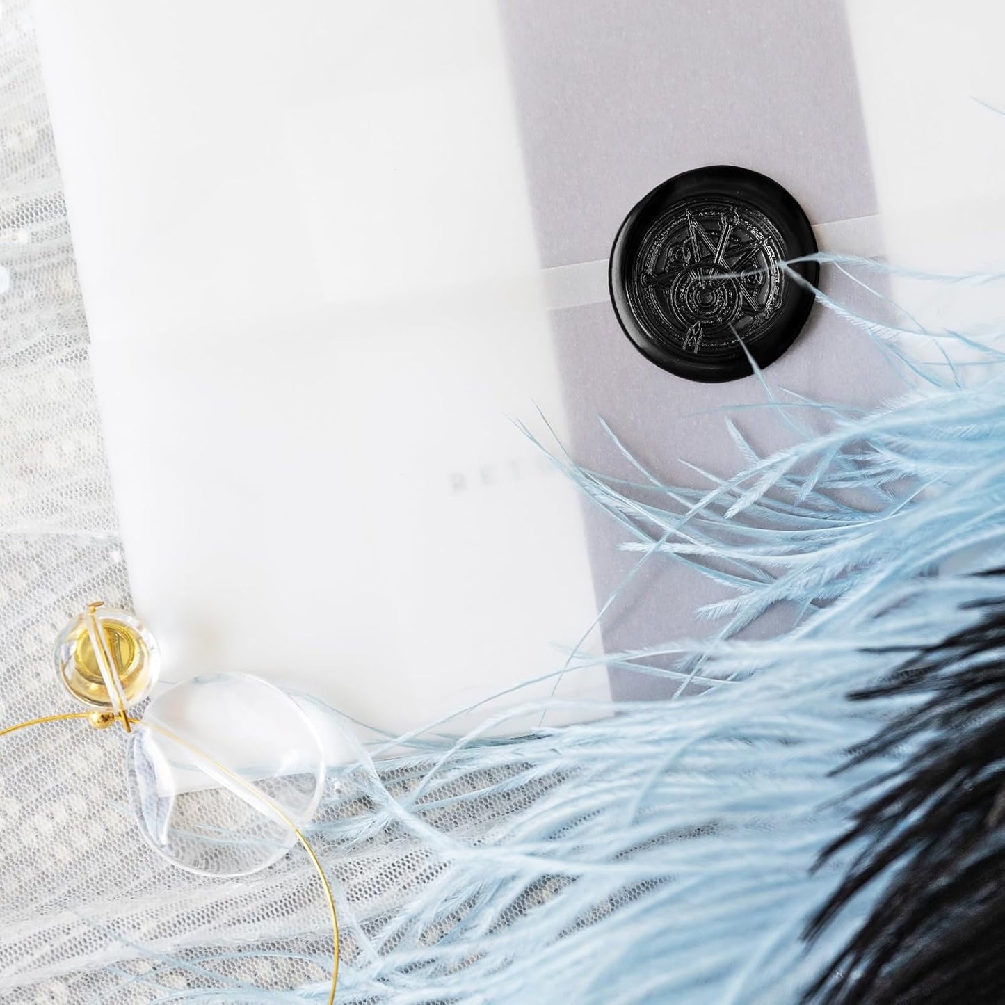 Glue Gun Sealing Wax Sticks for Wax Seal Stamp -Black, Great for Wedding Invitations, Cards Envelopes, Snail Mails, Wine Packages, Christmas Gift Ideas, Pack of 10