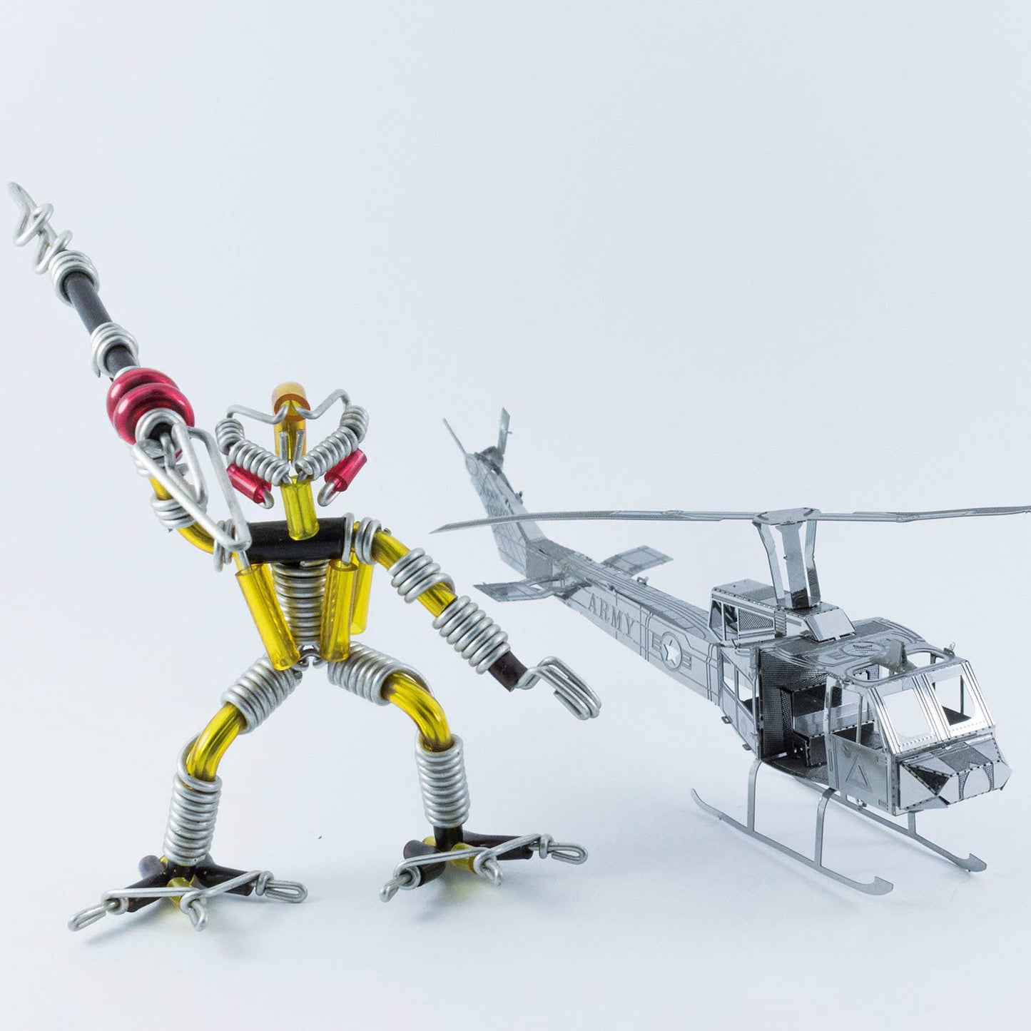 TecUnite Aluminum Craft Wire for Sculpting Armature Bendable Craft Wire for DIY Jewelry Making (1 Roll,Silver,10 M x 1 mm)