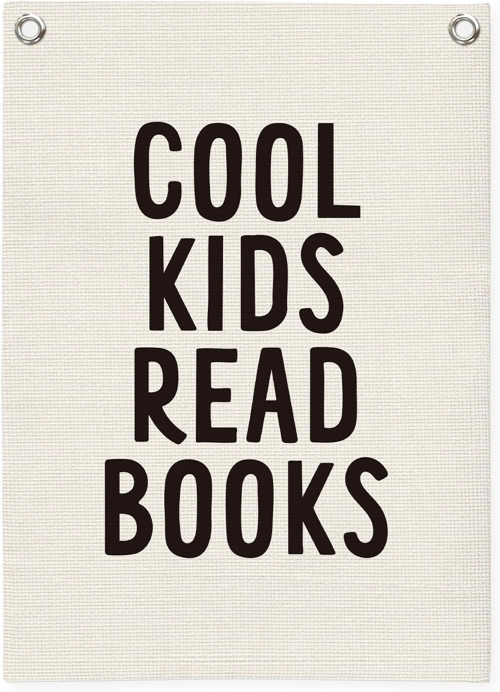 Reading Corner Decor for Classroom,Reading Nook for Kids,Cool Kids Read Books Linen Canvas Banner, Read Corner, Book Lover Gift,School Library Wall Hanging Flag Banner 18x25 Inch