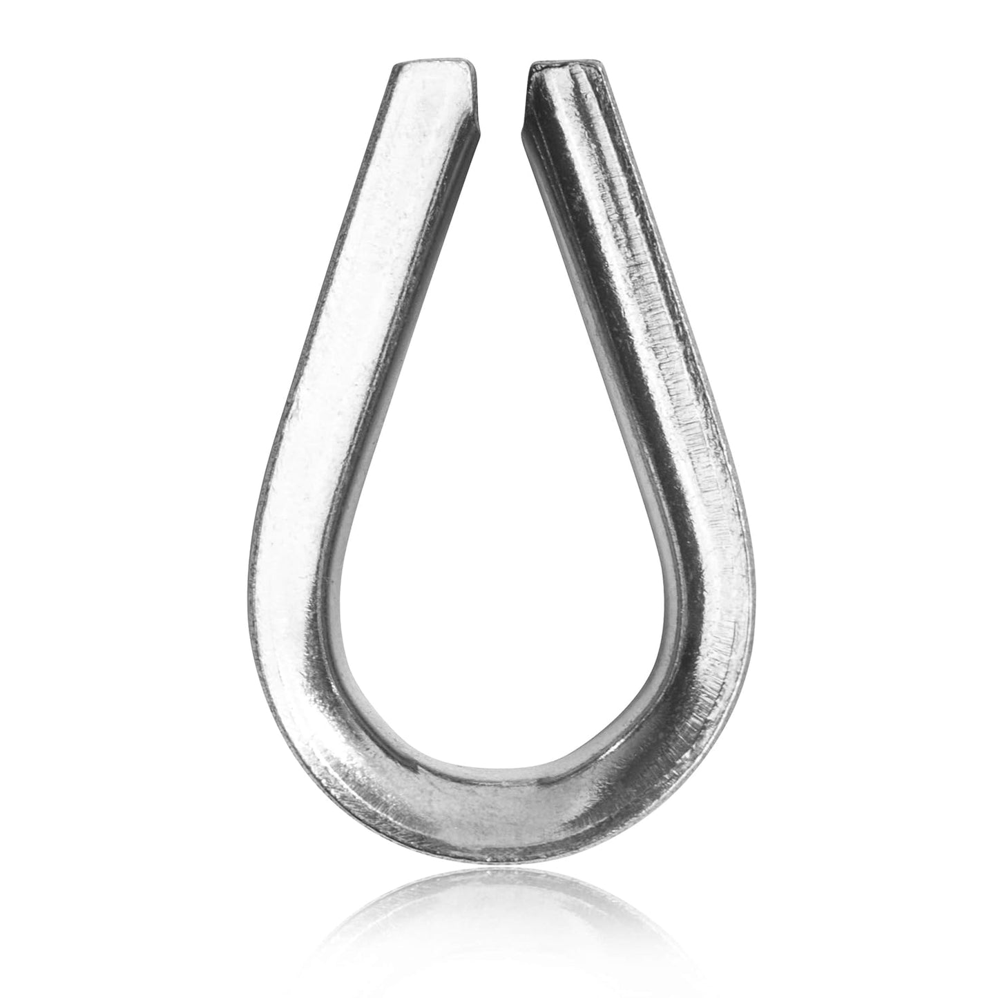 Heavy Duty Stainless Steel Thimbles for 3/4” Cables, T316 Marine Grade – Lot of 10
