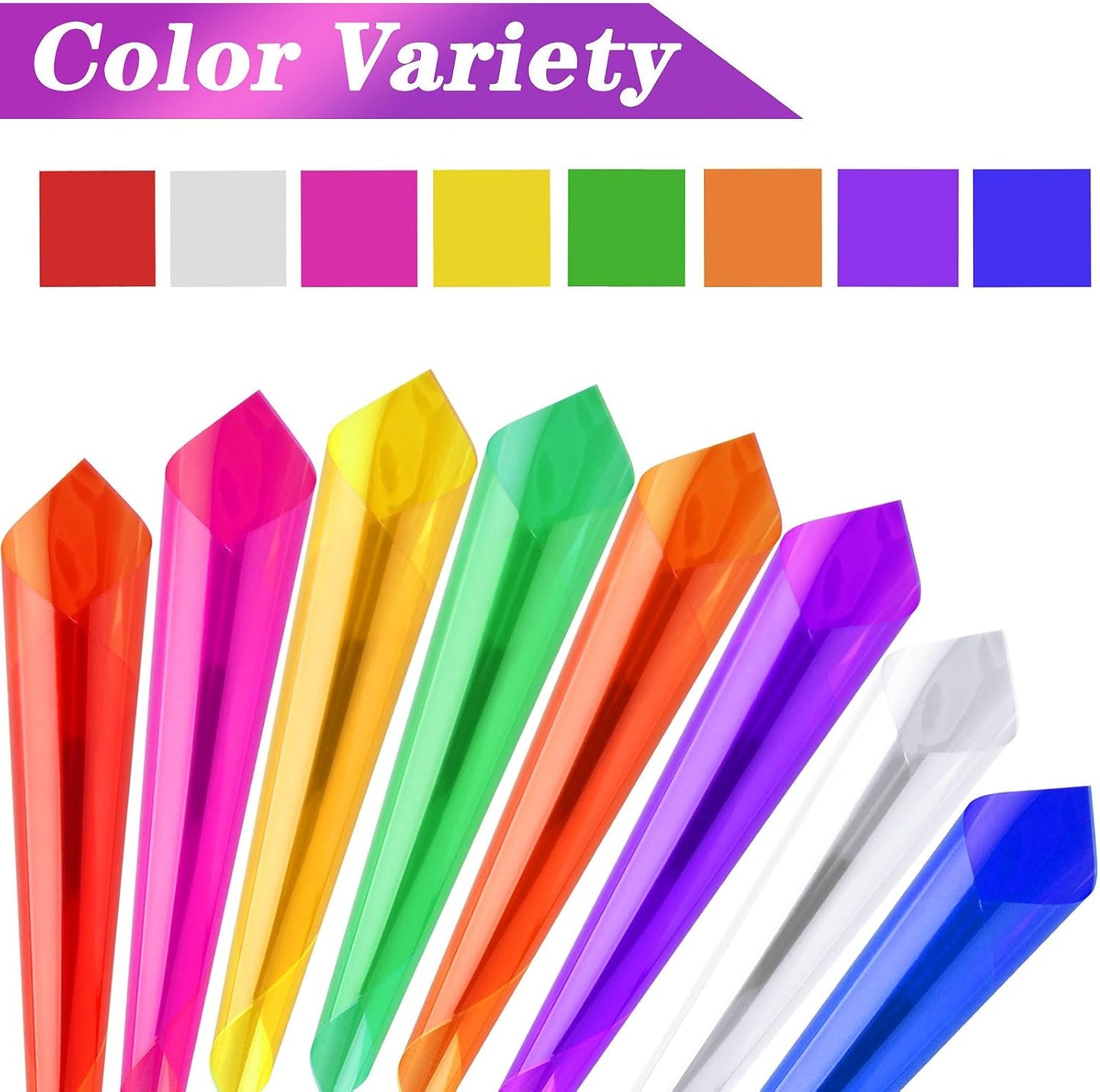 Ahardaim 120Pcs Colored Cellophane Sheets, Cellophane Paper, Colored Cellophane Wrap for DIY Arts Crafts, Packaging Small Gifts, Candy Wrapping, Holidays and Parties Decoration (7.5 x 7.5 Inch)