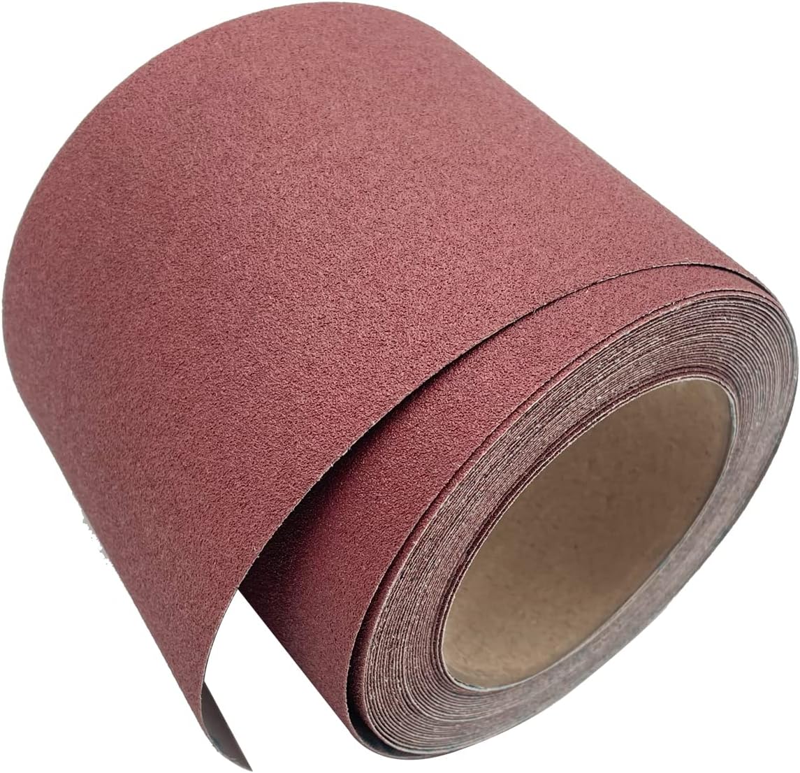 120 Grit Emery Cloth Roll, 4.5 Inch Wide 32.8 Ft Long (Equals 1/4 Sheet Sandpaper 71 Pcs) Abrasive Sandpaper Rolls for Metal Automotive Wood Furniture Sanding Paper Drum Palm Sander (120 Grit)