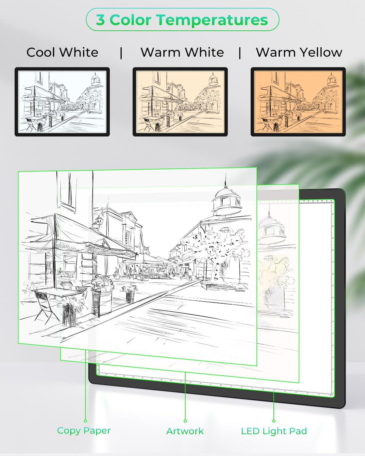 Rechargeable A2 Extra Large Diamond Art Light Board,Bawaslom Light Pad for Tracing with 5000mAh Battery,Magnetic Attraction,Lightbox for Tracing and Drawing,Sketching,Diamond Painting,Weeding Vinyl