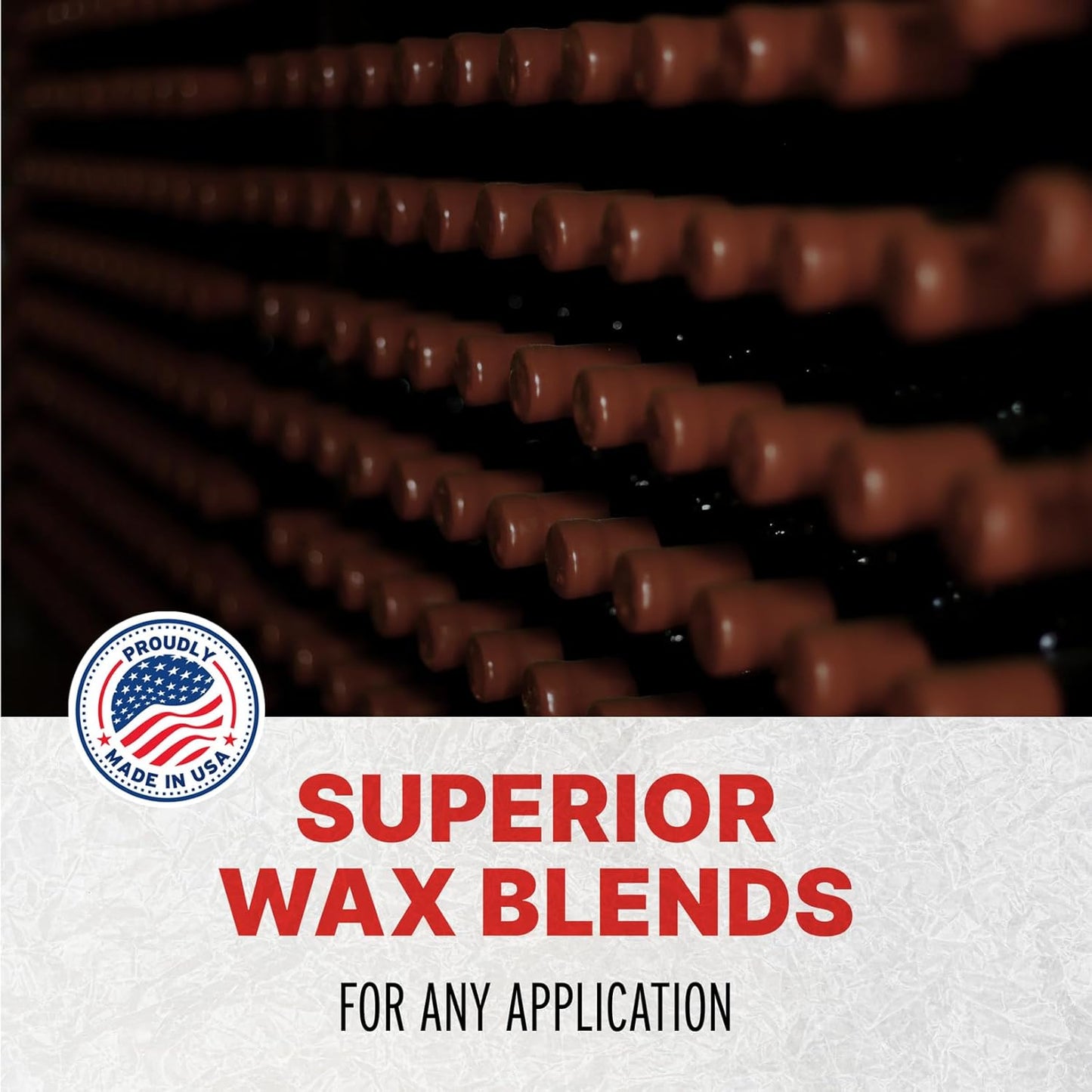 Blended Waxes, Inc. Bottle Sealing Wax, Pastille Wax Seal Beads For Wine, Beer, and Liquor Bottle Sealing, Seals Between 25-30 Bottles, 1 lb, Burgundy