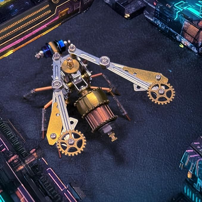3D Metal Model Kits Insect Bug Mechanical Steampunk Science Kit Metal Building DIY Projects Arts and Crafts Hobby Kits Gift Ideas for Birthday & Christmas (Mechanical Insect)