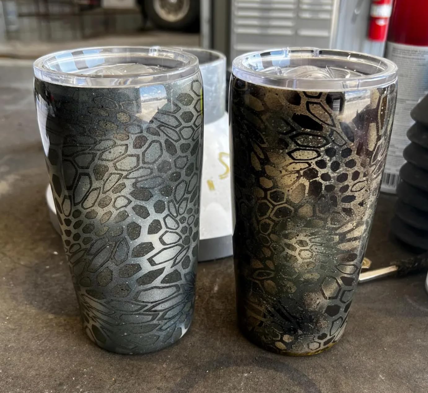 Camo Stencil 12inch Large Camouflage Stencils for Spray Paint Reusable Digital Camo Pattern Stencil for Wall Boat Wood Canvas Fabric