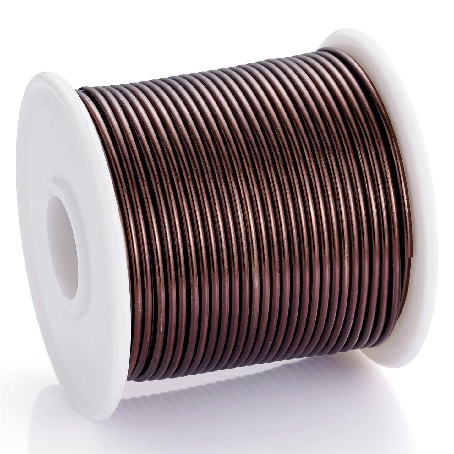 12 Gauge Light Brown Aluminum Craft Wire (105FT) - Anodized for Jewelry Making, Beading Floral, Plant Gardening, Sculpting & Modeling Craft Wire (Light Brown #18, 2mm)