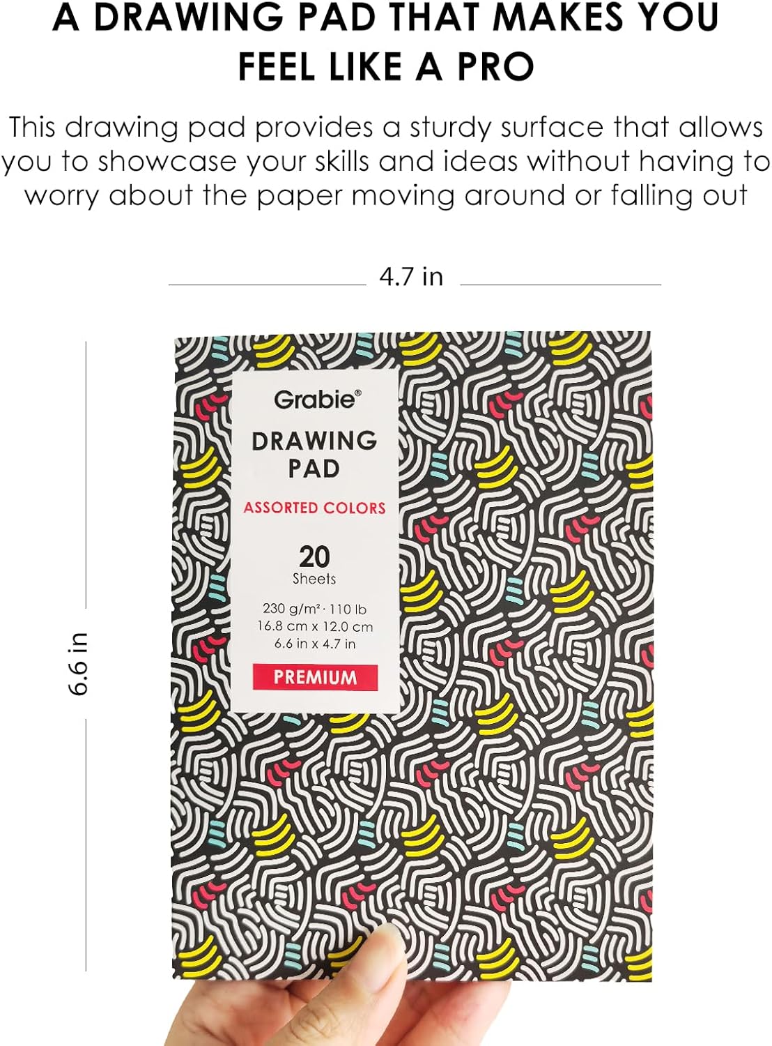 Grabie Acrylic Paint Pens Markers, 18 Colors, 0.7 mm, Extra Fine Tip Drawing Markers, Premium Paint Pens for Painting on Various Surface, Art Supplies