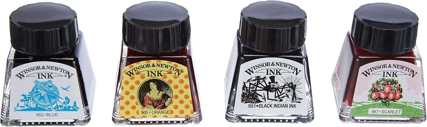 Winsor & Newton Collection Drawing Ink Set, Set of 8, Henry Collection