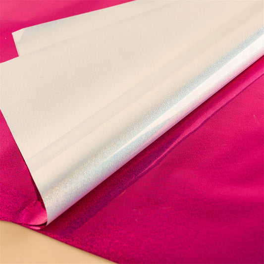 Briartw 20x29cm Hot Foil Paper 50 Sheets Pack Toner Reactive Foil Hot Stamping Foil Paper by Laser Printer and Laminator for Scrapbooking Craft Cardmaking DIY Album (Rose Red Flowing Sand, 50 Sheets)