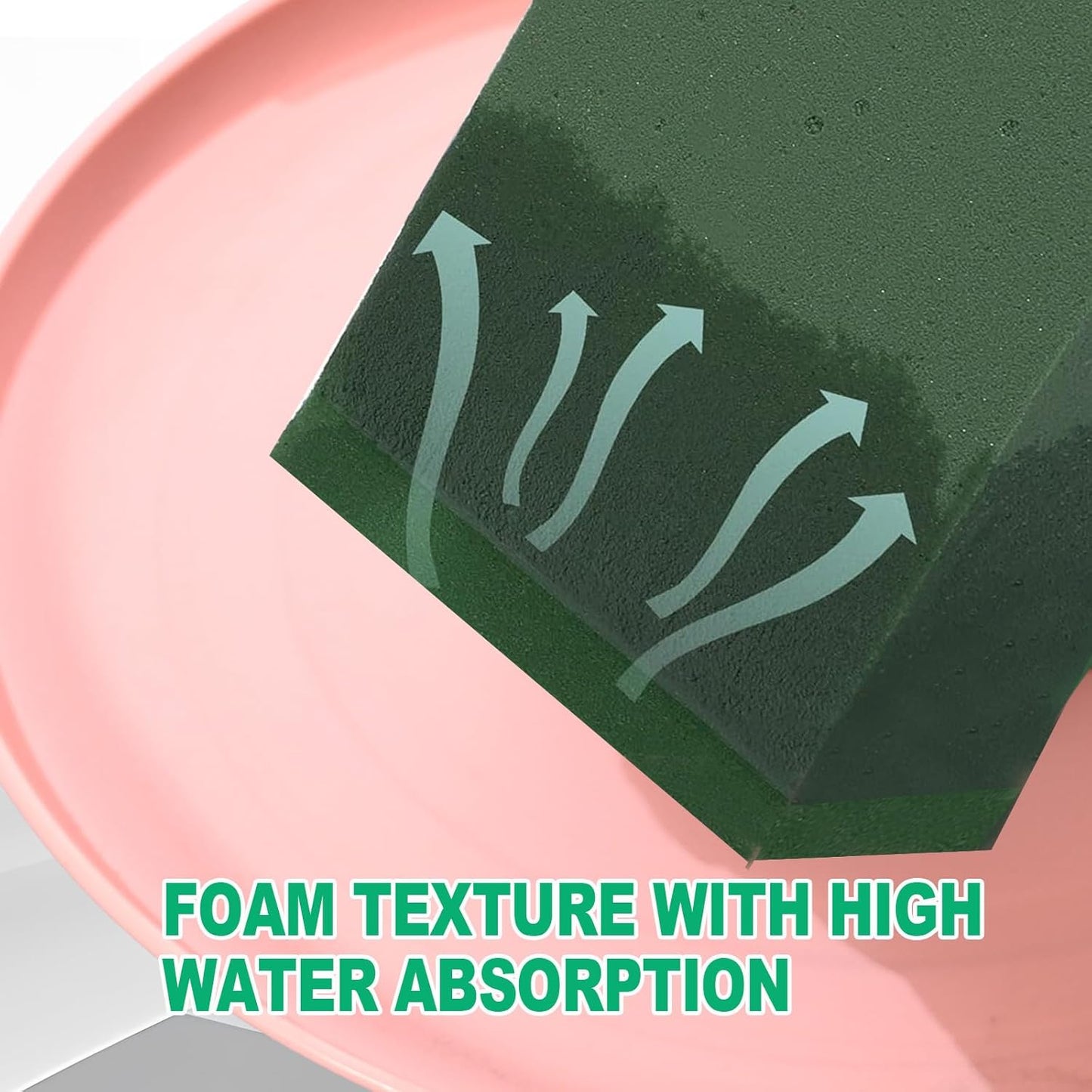TANEMUDO 36 Packs Floral Foam Blocks Wet & Dry for Flower Arranging,5.5 x 3.1 x 1.8 Inches Floral Styrofoam Blocks Kit for Fresh and Artificial Flowers, Wedding and Home Decor