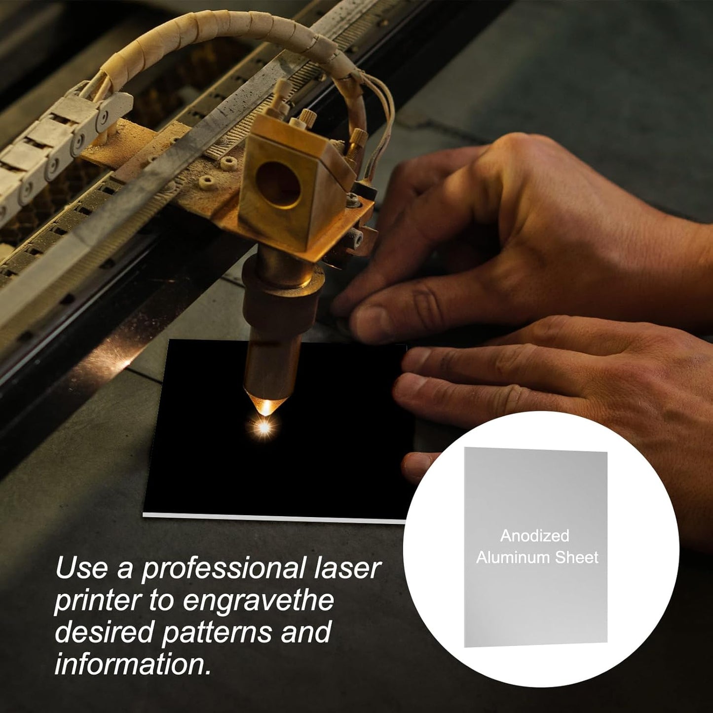 PATIKIL 3.3x2.1x1/32inch Anodized Aluminum Sheet, 5Pcs Metal Rectangle Aluminum Plate 0.8mm Thick Engraving Blanks for Laser Engraving DIY Decorative Crafting Home Decoration, Silver Tone