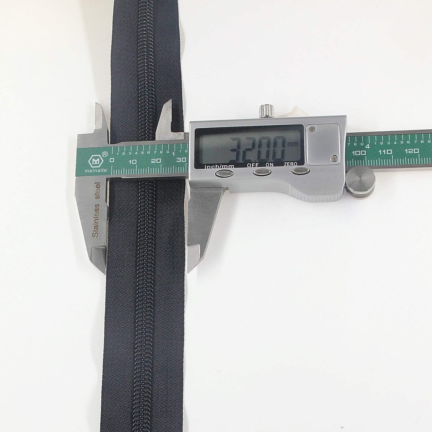 Leekayer #5 Antique Brass Metallic Nylon Coil Zippers by The Yard Bulk 10 Yards (Brown Tape with 25pcs Brass Sliders for DIY Sewing Tailor Craft Bag(Brown)