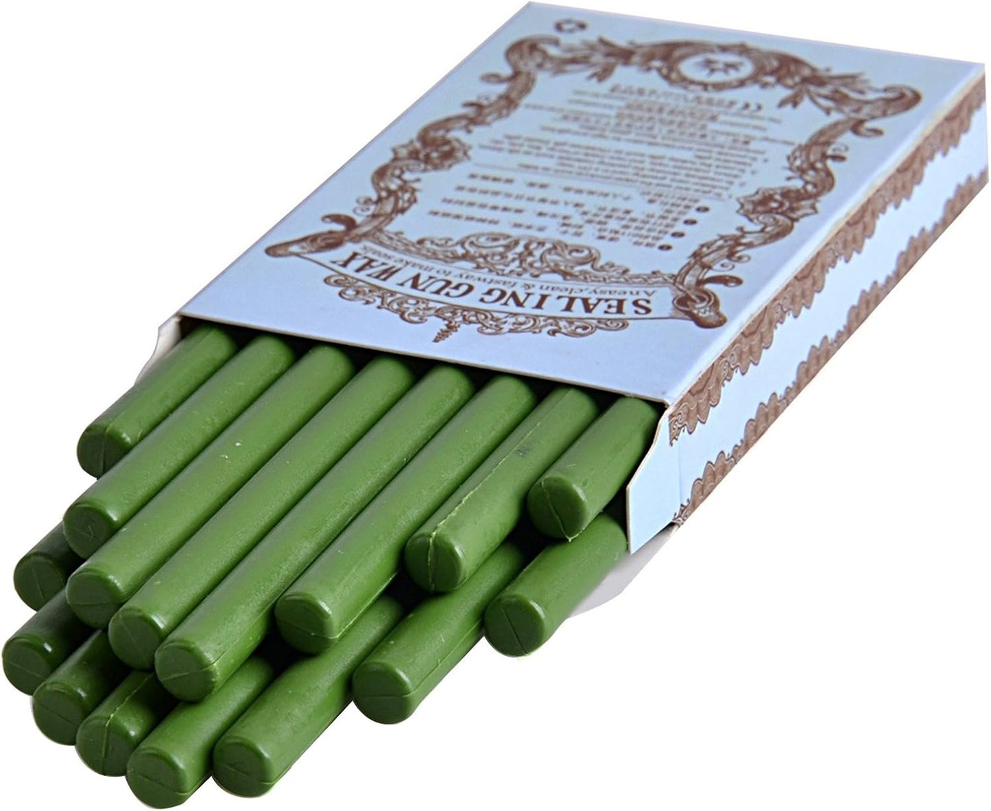 Green Glue Gun Sealing Wax Stick for Wedding Invitation Letter Envelope Wine Bottle